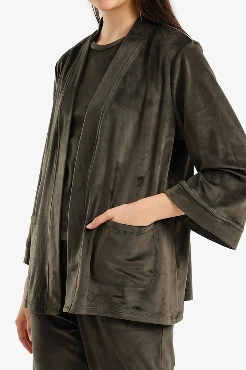 Carina - Velvet 3-Piece Pyjama Set 15