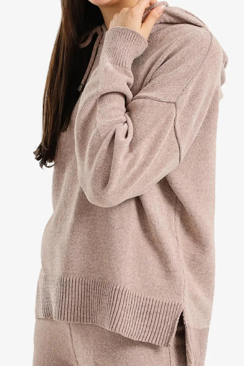 Carina - Hooded Knit Pyjama Set 11