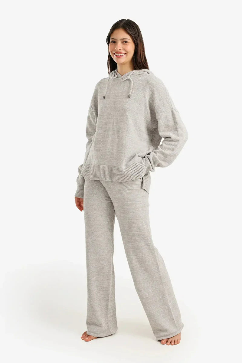 Carina - Hooded Knit Pyjama Set 1