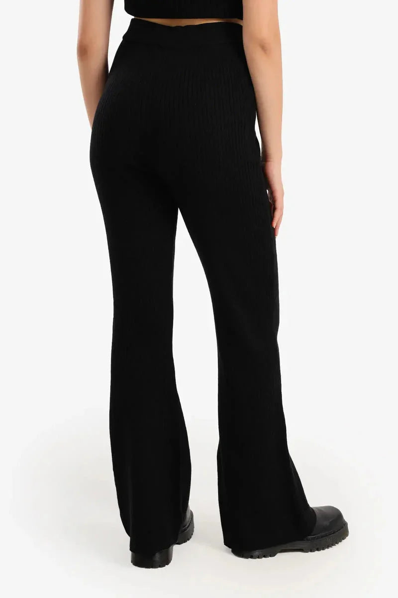 Carina - Ribbed Flared Pants 5