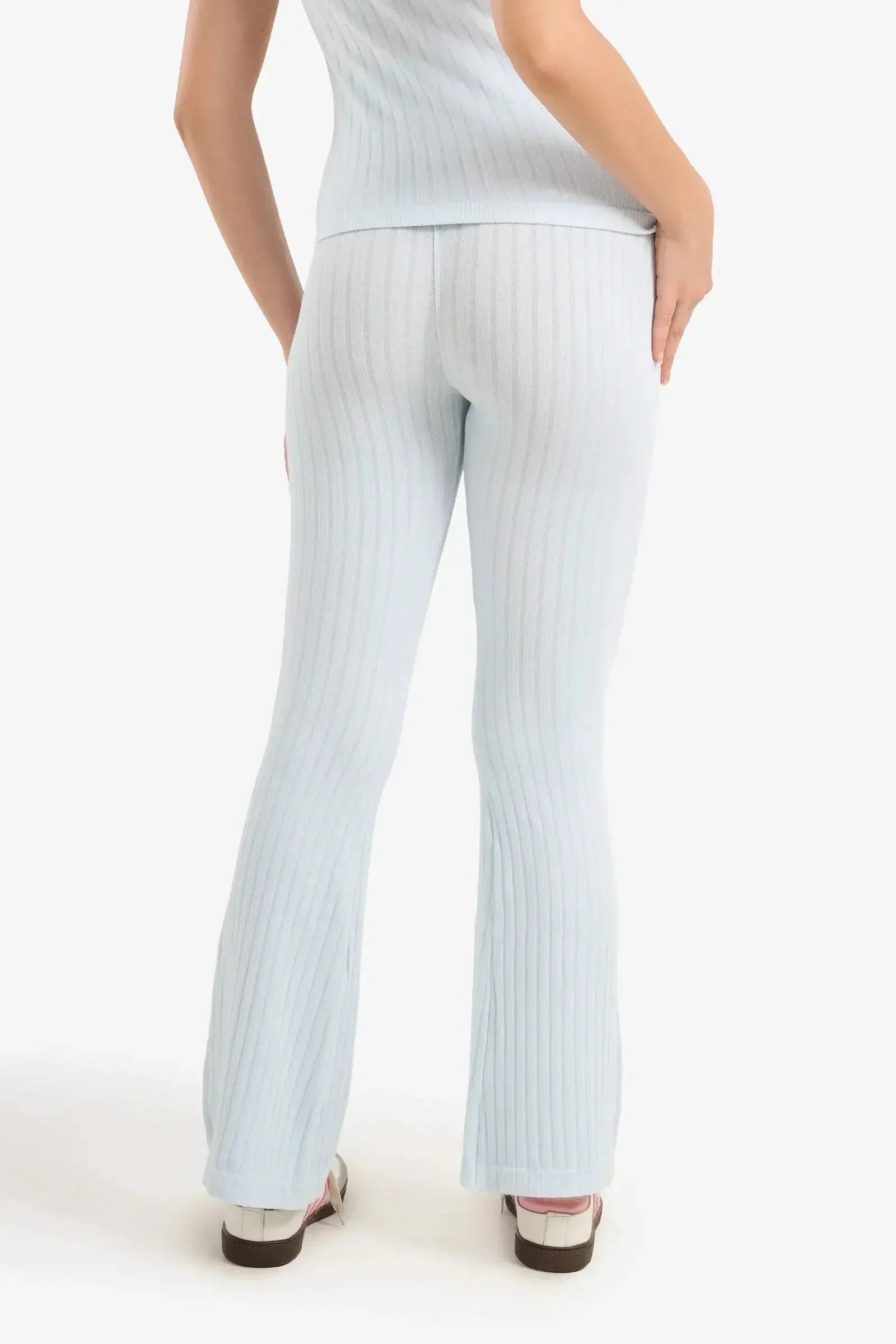Carina - Ribbed Flare Leggings 3