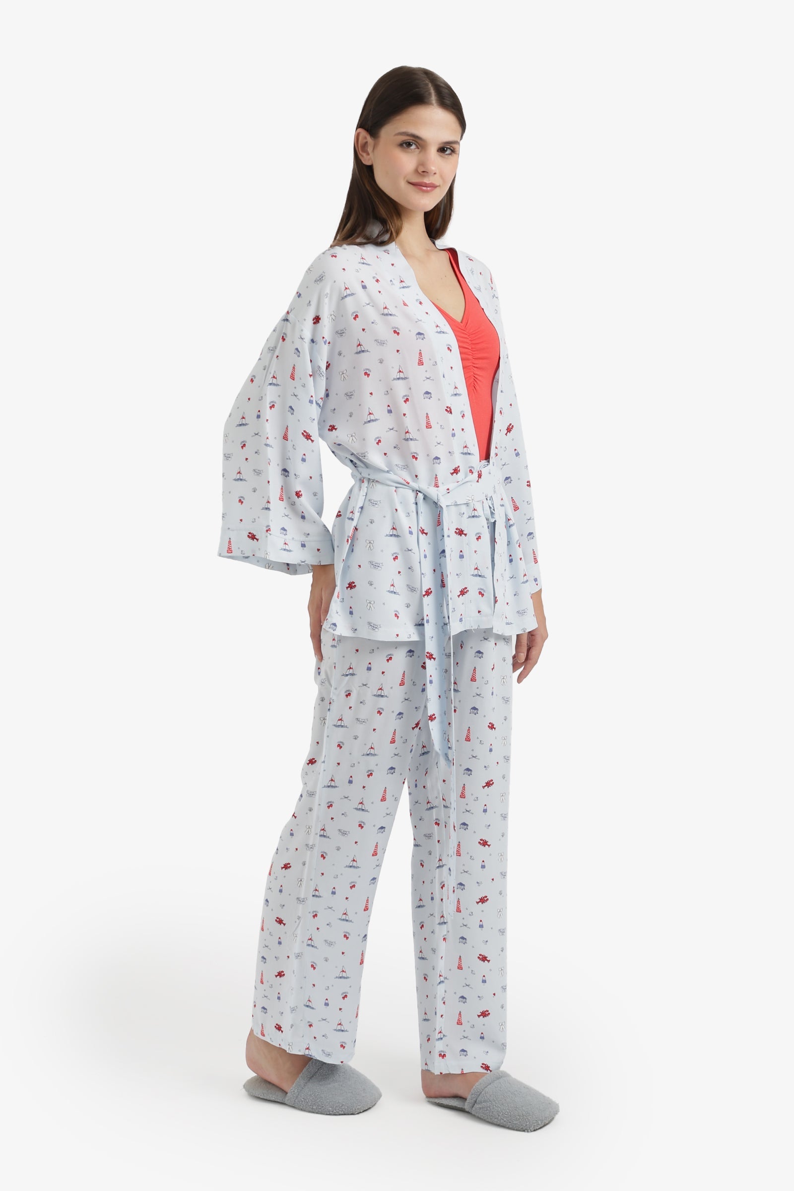 Maritime 3 - Piece Pyjama Set - Carina - Babazzaro