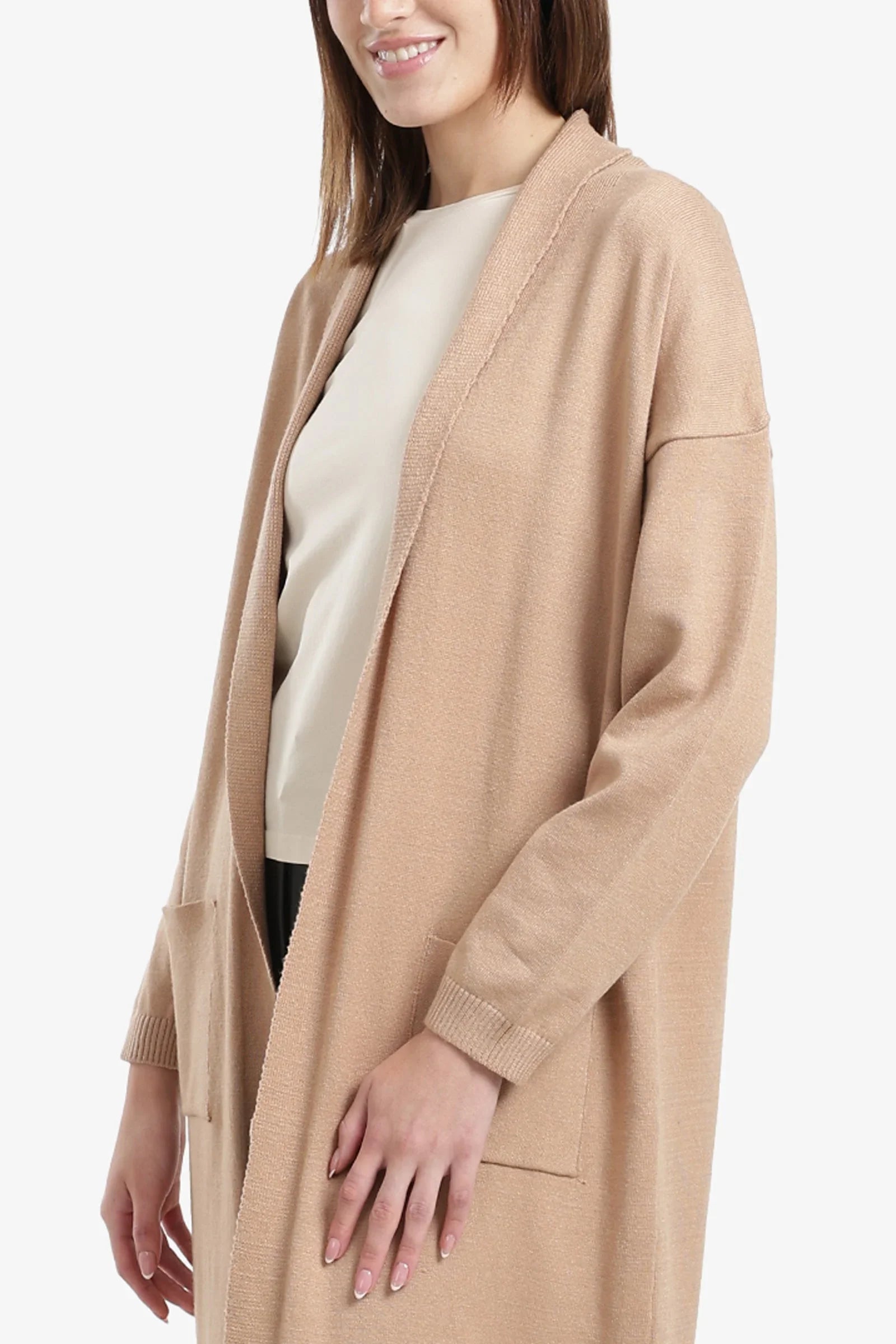 Carina - Open Front Maxi Cardigan 4