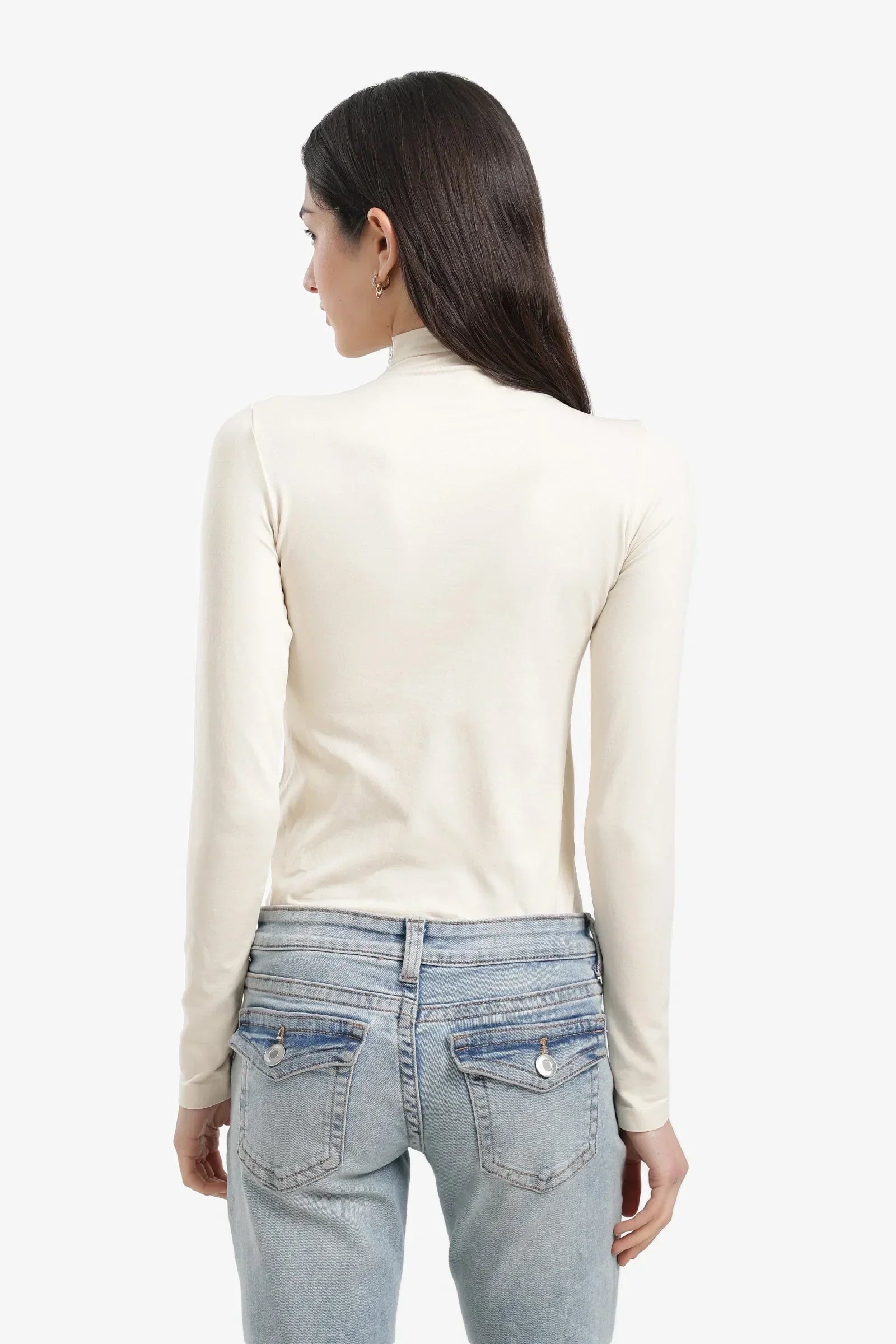 Carina - Slim Fit High-Neck Top 8