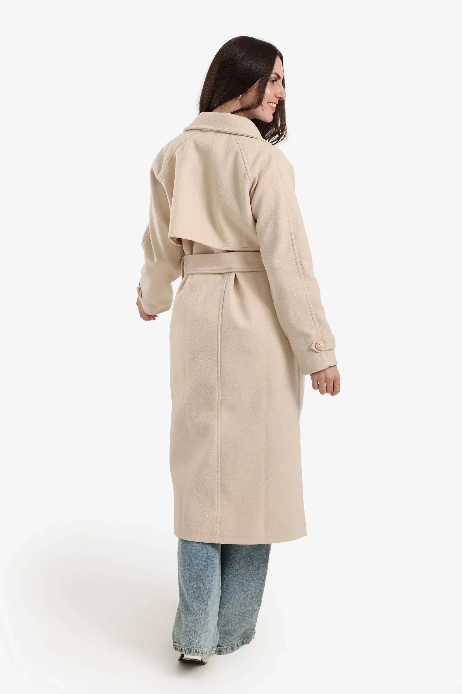 Clue - Double Breasted Wool Coat 3