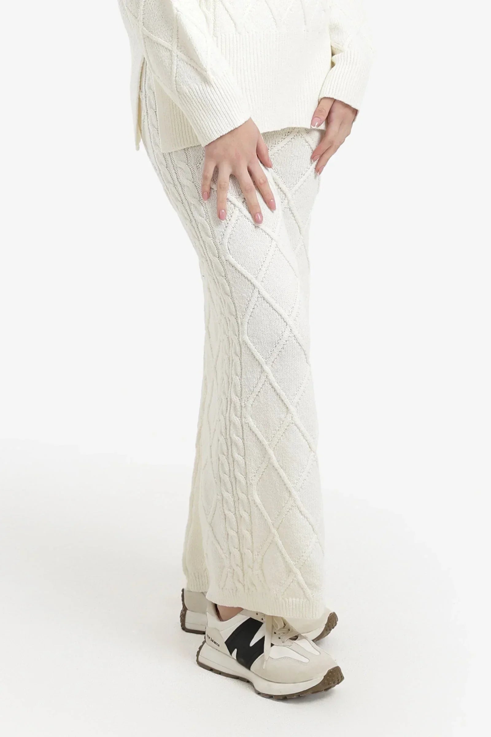 Carina - Cable Knit Lounge Pants 2