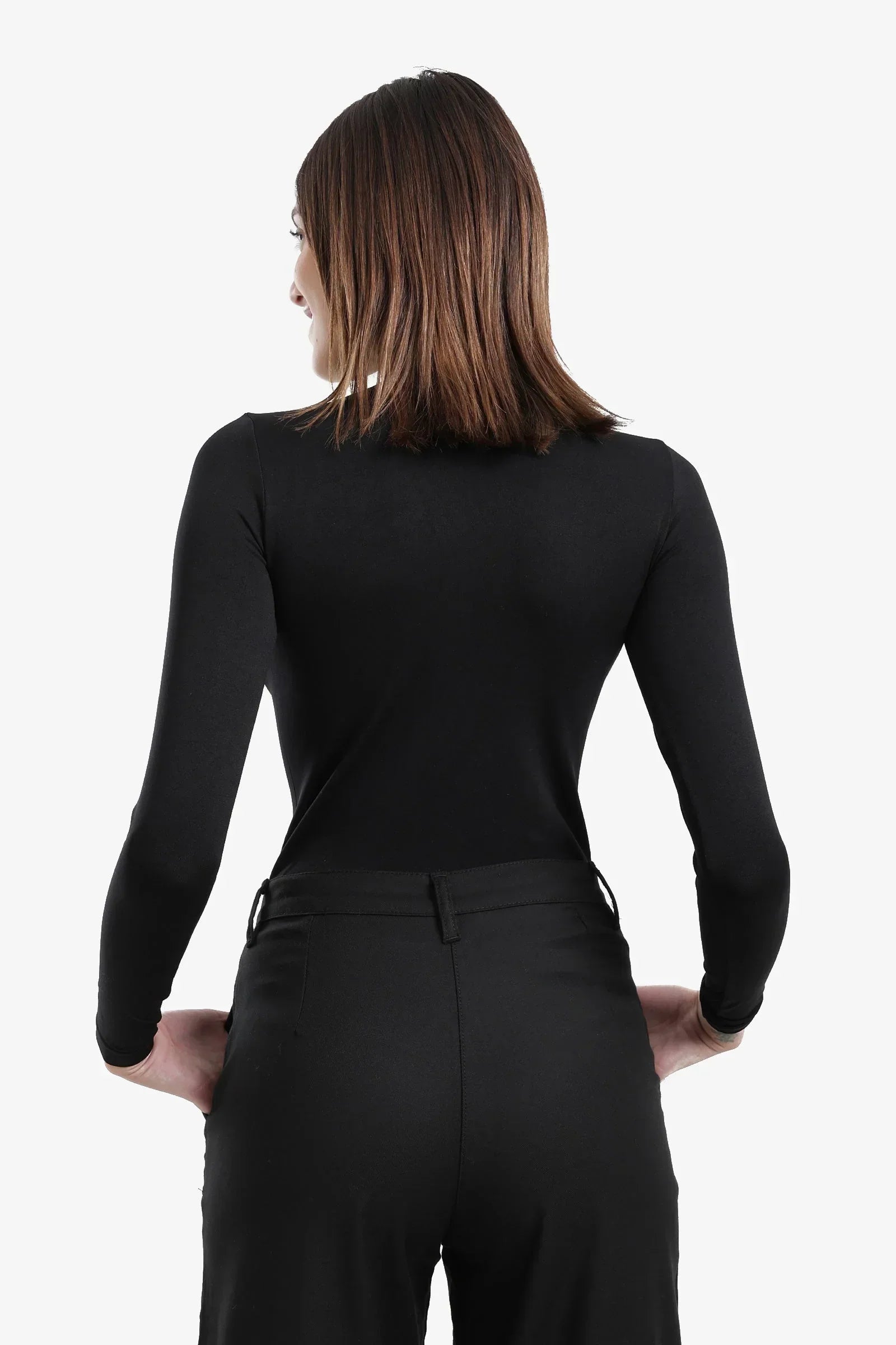Carina - Slim Fit High-Neck Top 3