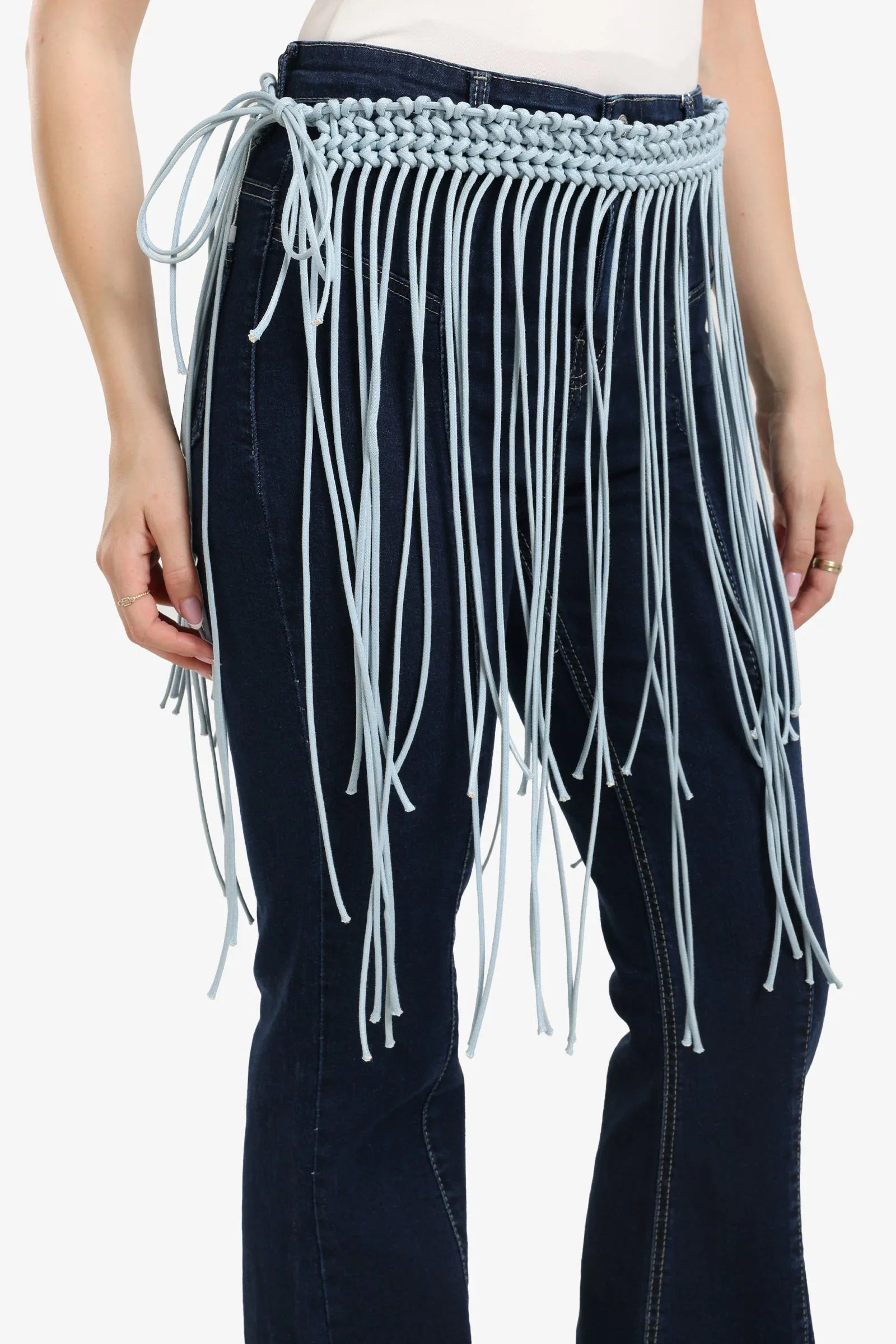 Waist Braided Fringe Belt - Clue - Babazzaro