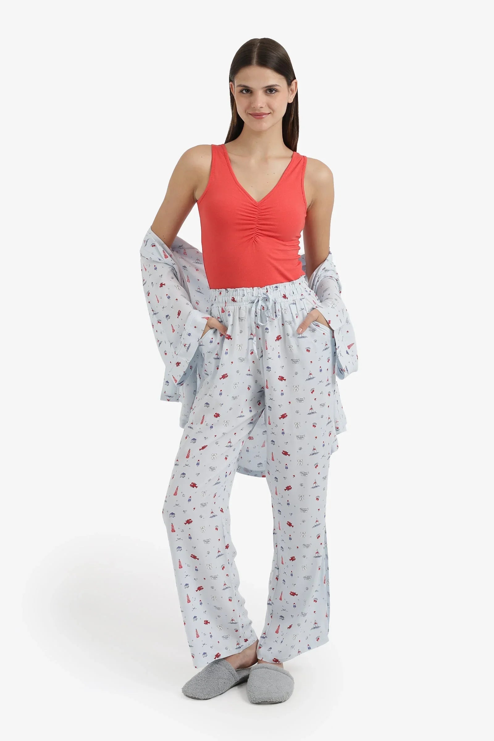 Maritime 3 - Piece Pyjama Set - Carina - Babazzaro