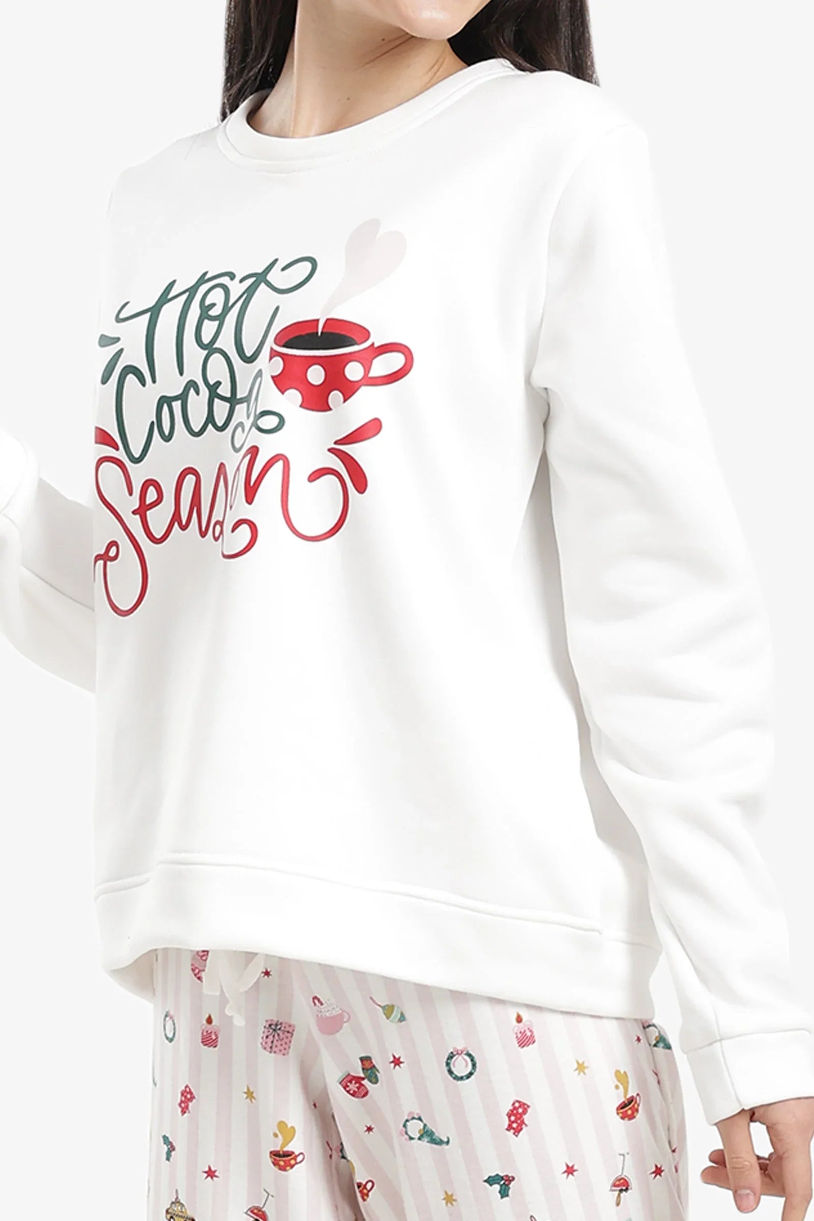 Carina - Candy Stripe Pyjama Set 4