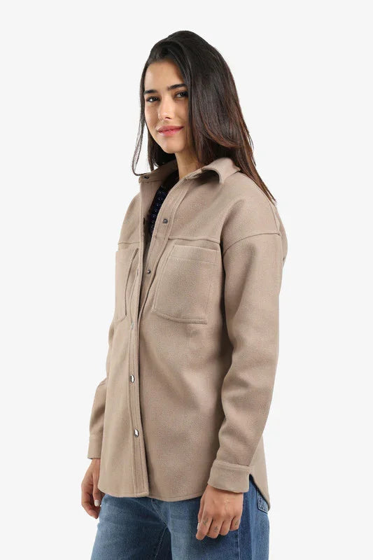 Carina - Button-Down Fleece Overshirt 6