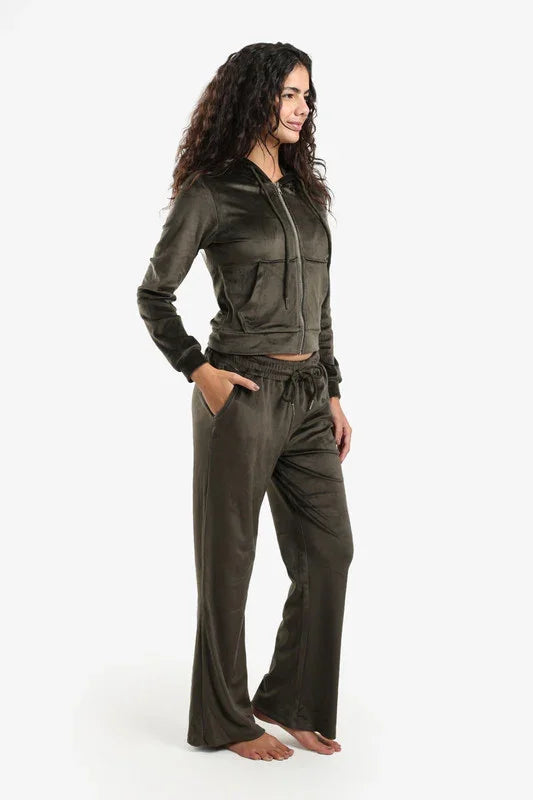 Carina - Velvet Pajama Pants 12