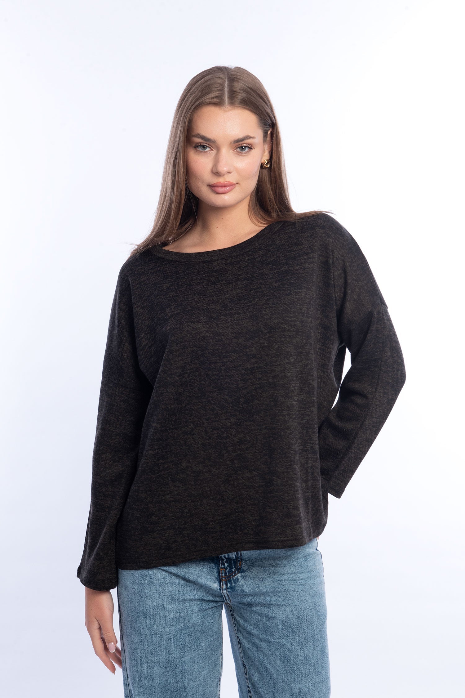 Viva - Wool Casual Basic T-Shirt 1