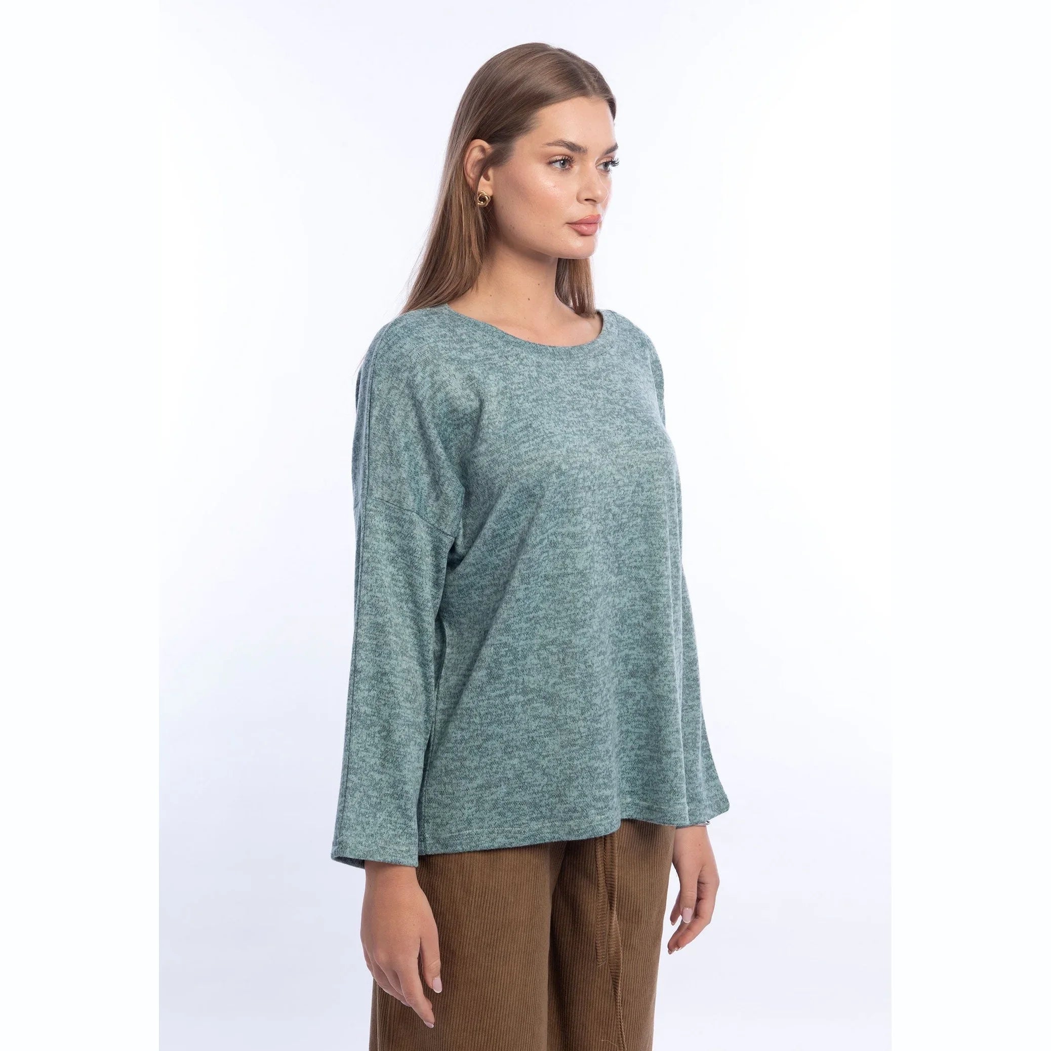 Viva - Wool Casual Basic T-Shirt 9