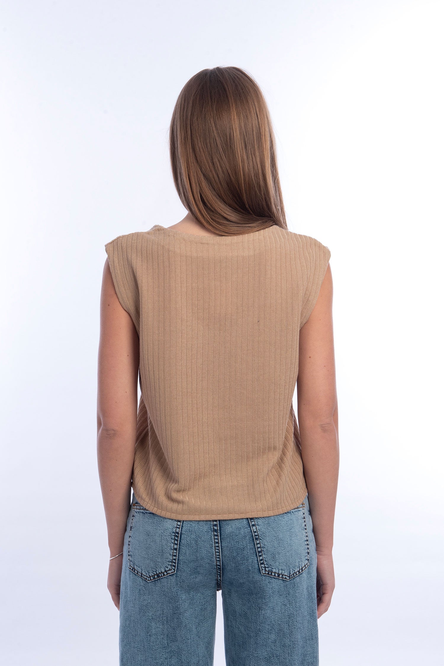 Viva - V-neck Knitted Vest 2