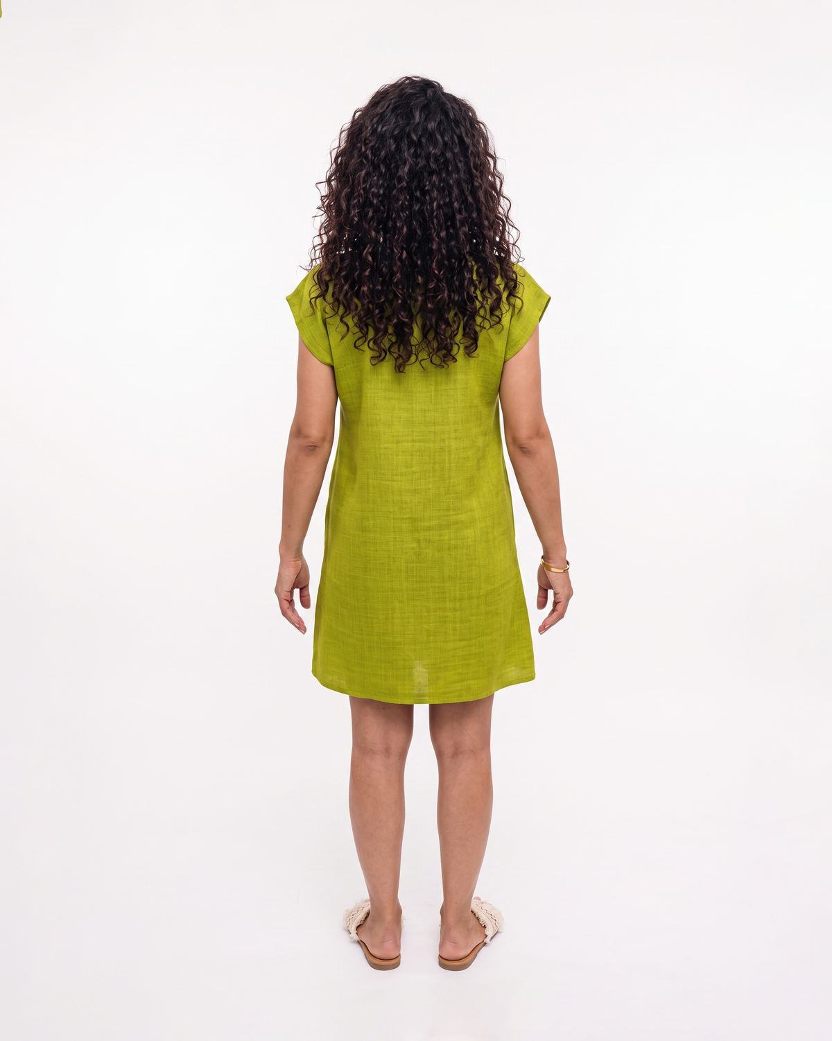 Linen Short Dress - Viva 8