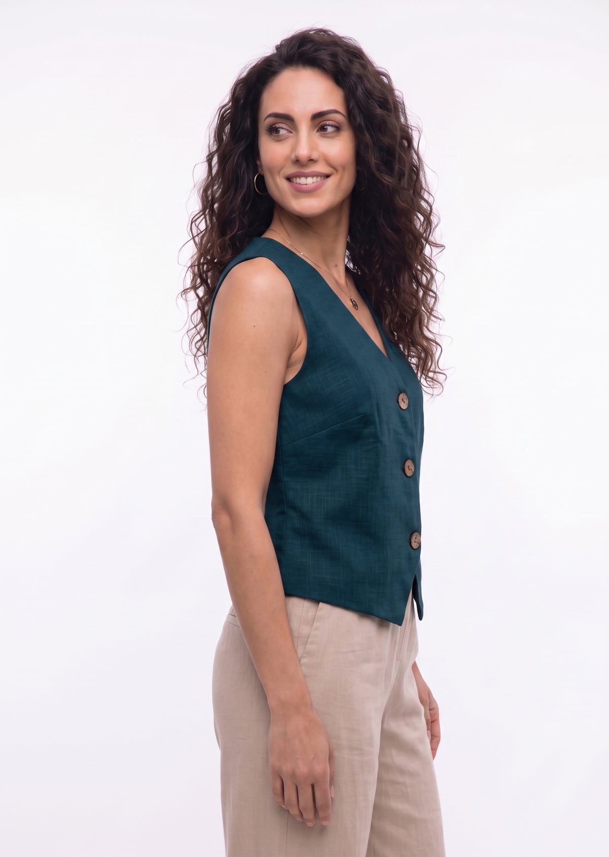 Linen Vest - Viva 3