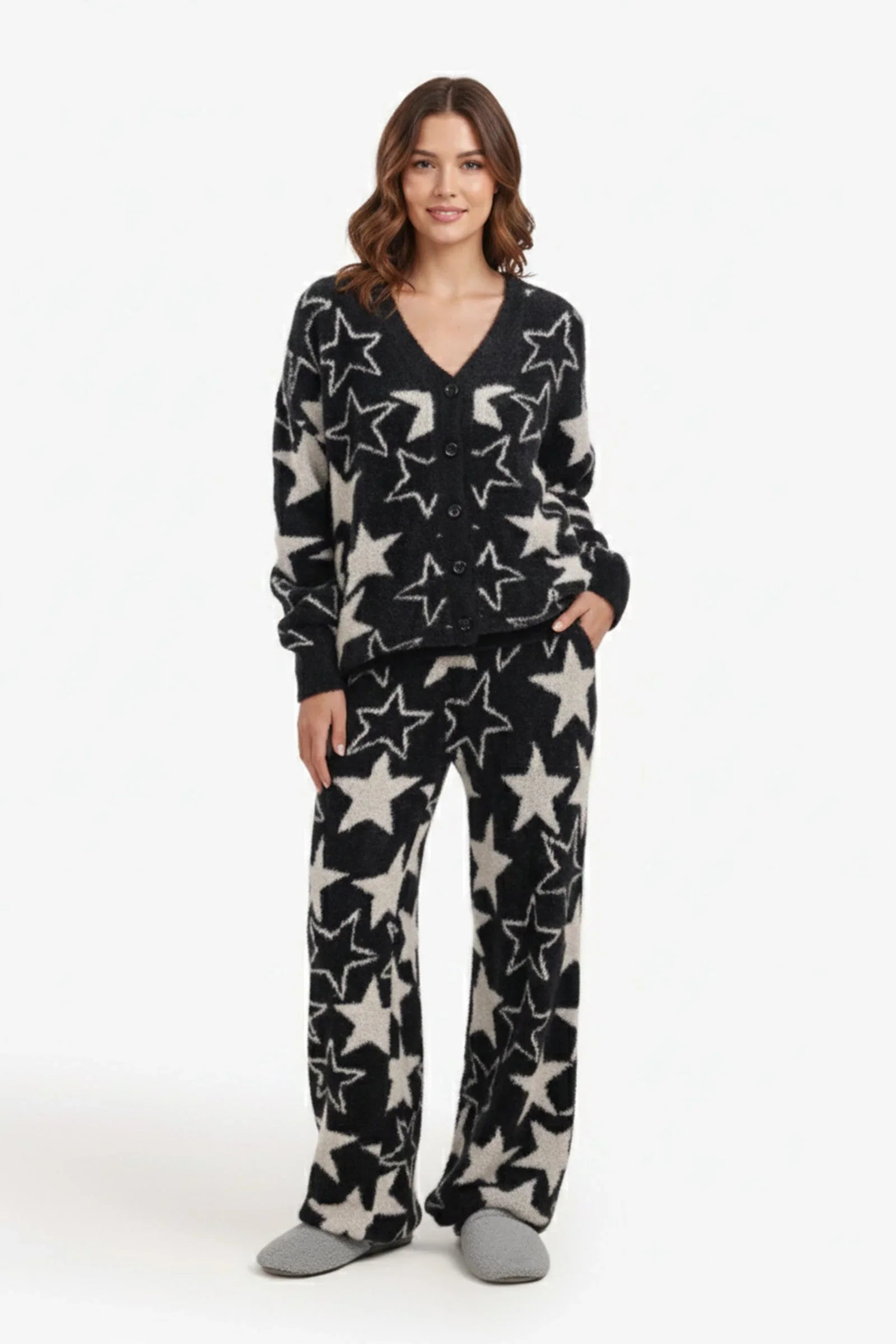 Carina - Stars Print Pyjama Set 2