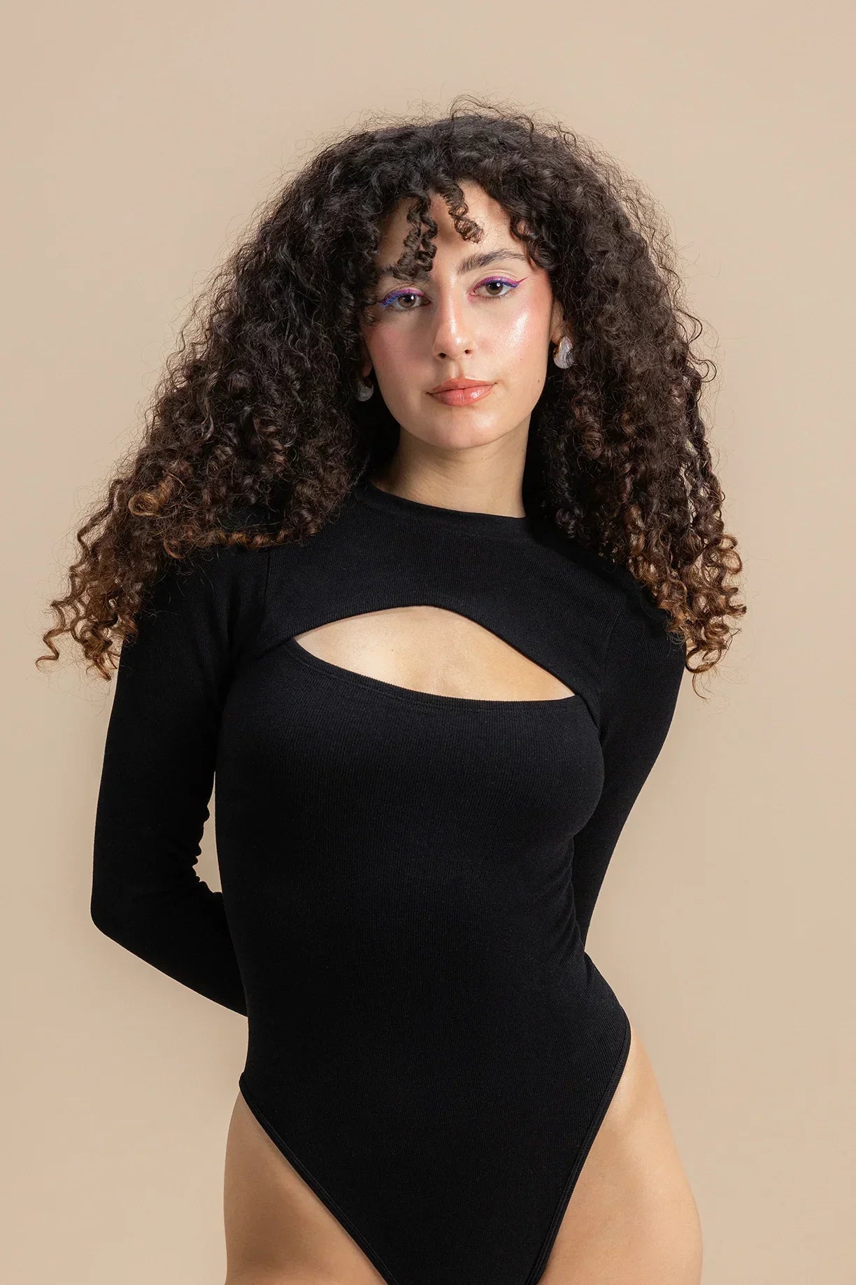 Clue - Central Chest Cut-Out Bodysuit 1