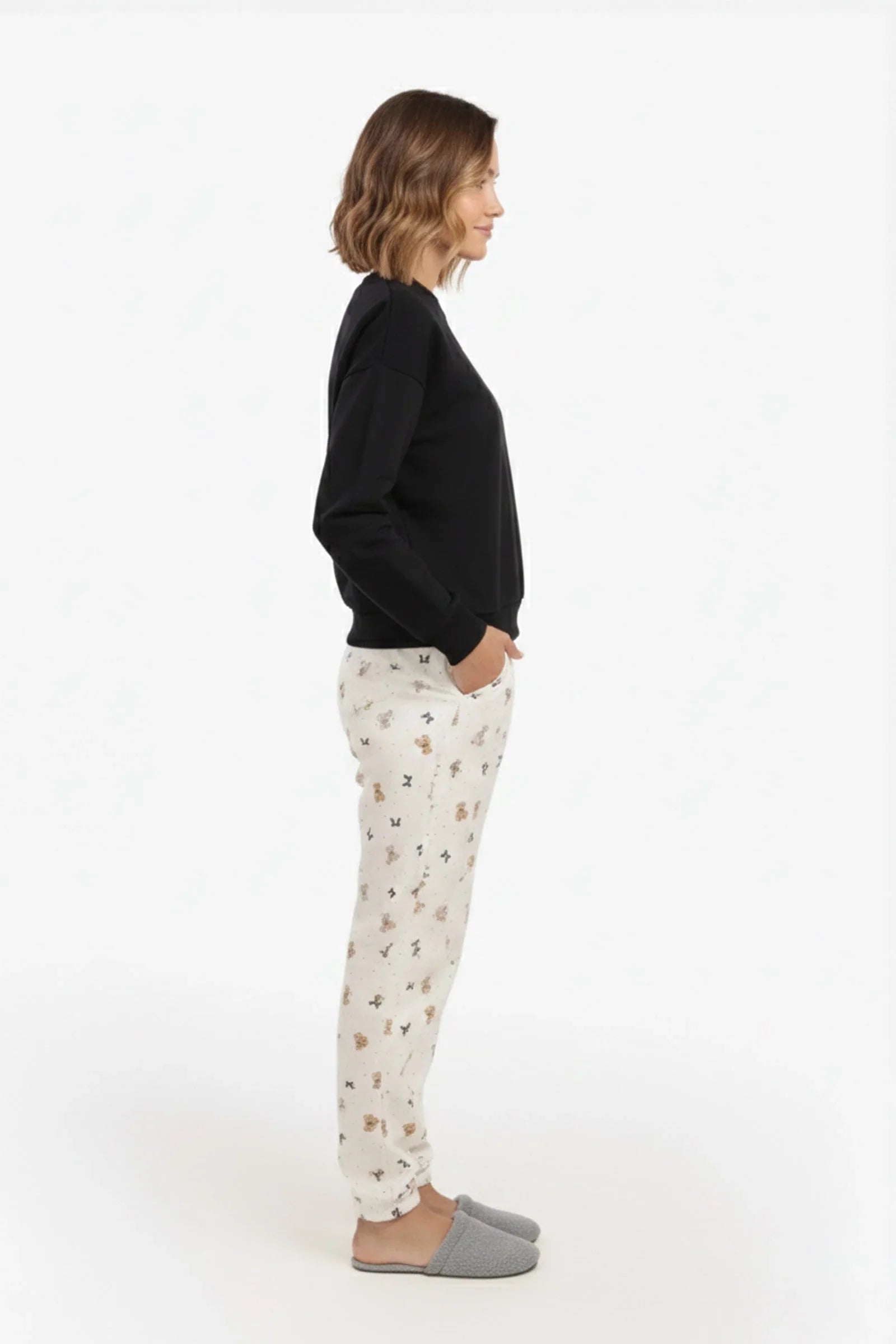 Carina - Pyjama Set with Chest Print 2