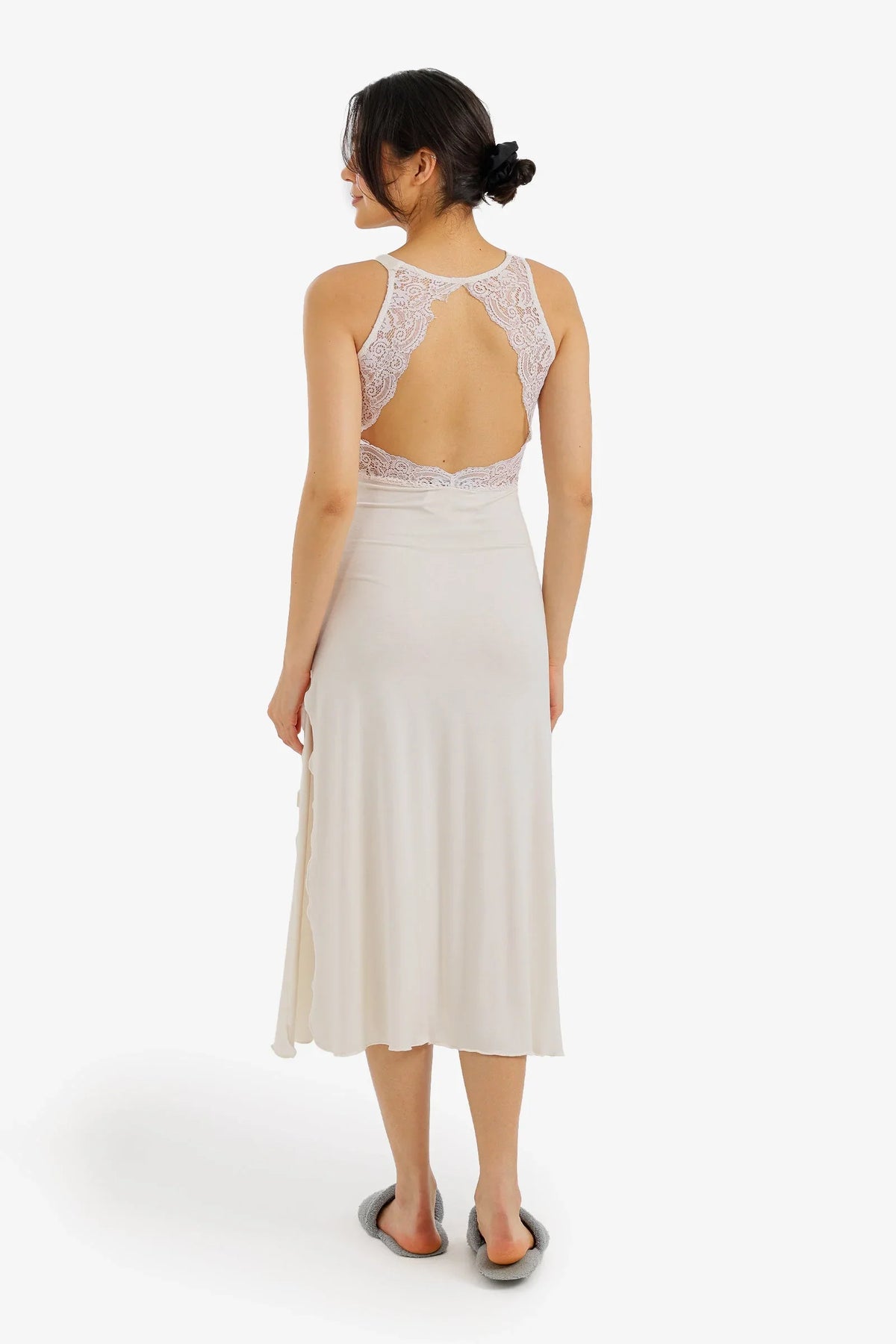 Side-Slit Midi Nightgown - Carina 27