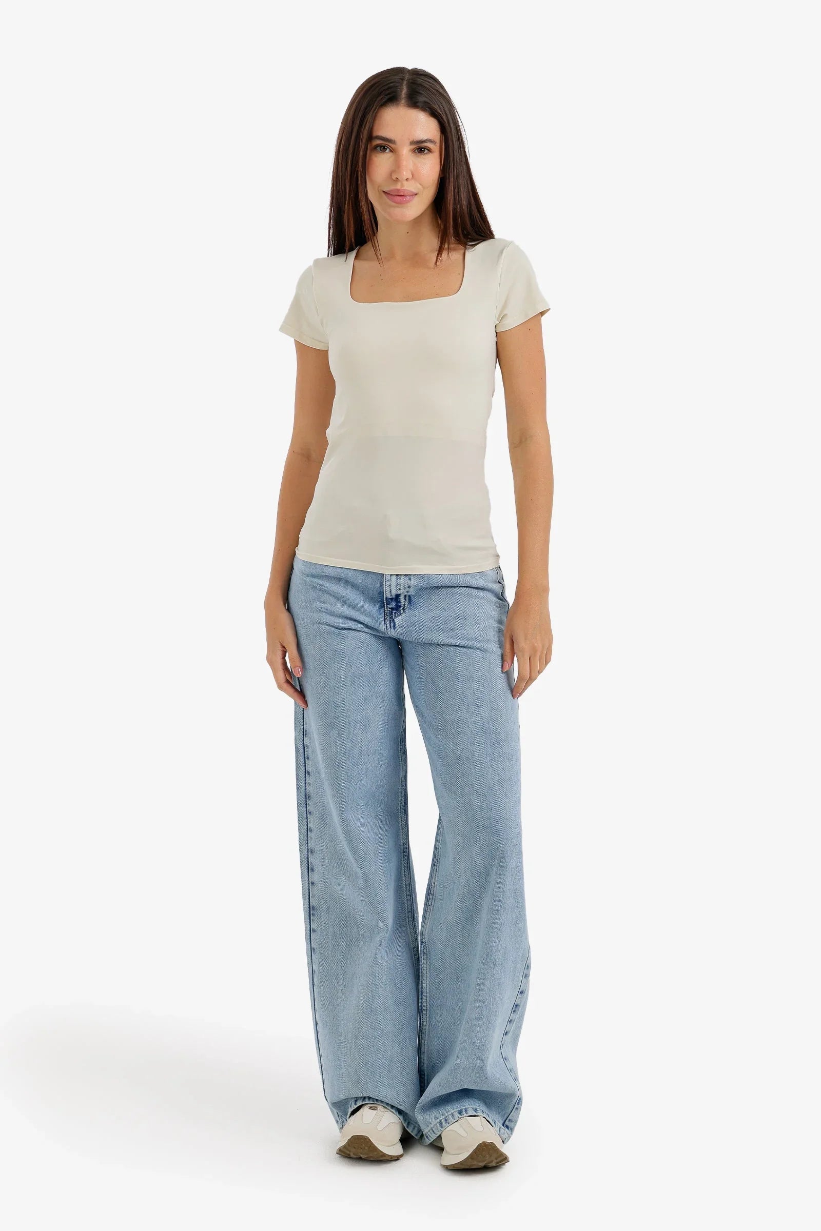 Wide-Leg Denim Pants - Carina 9