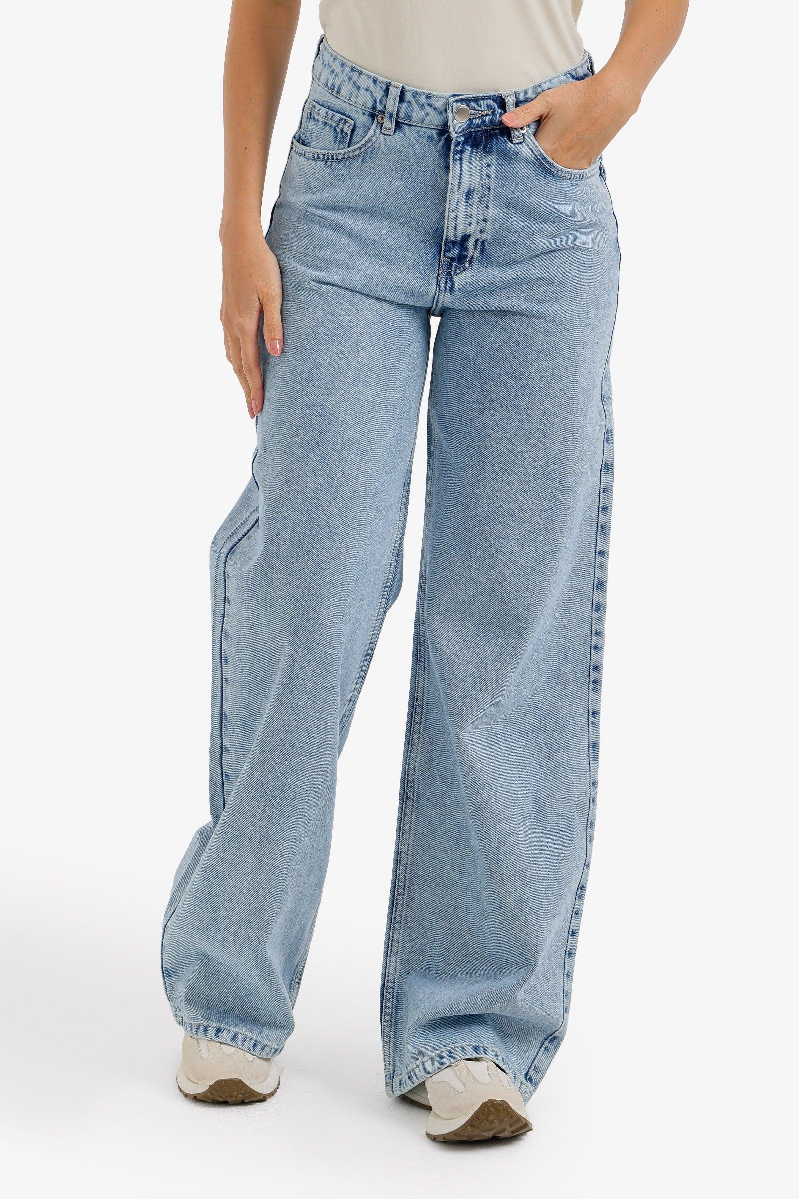 Wide-Leg Denim Pants - Carina 10