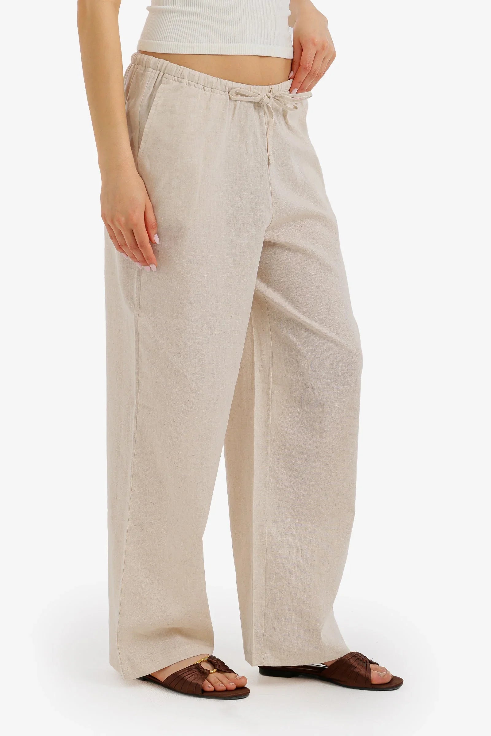 Elasticated Drawstring Lounge Pants - Carina 8