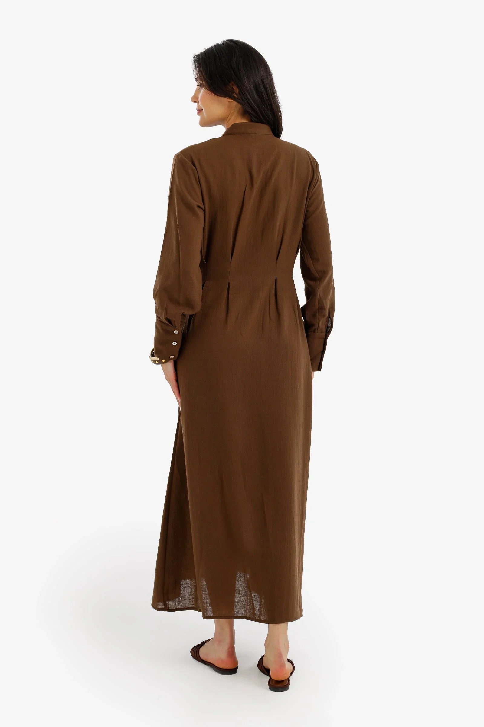 Ruched Front Midi Dress - Carina 7