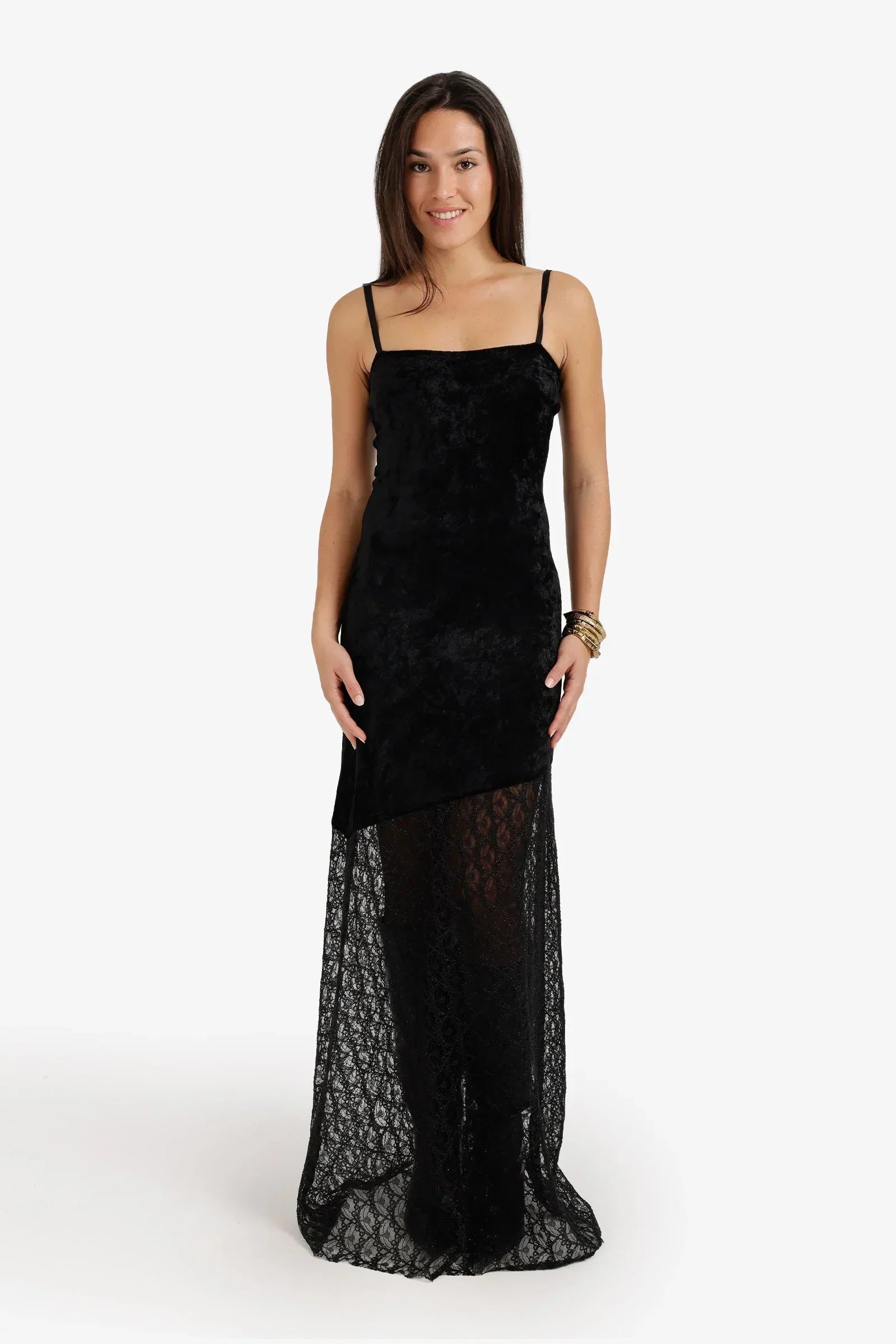 Clue - Maxi Dress with Lace Details 3
