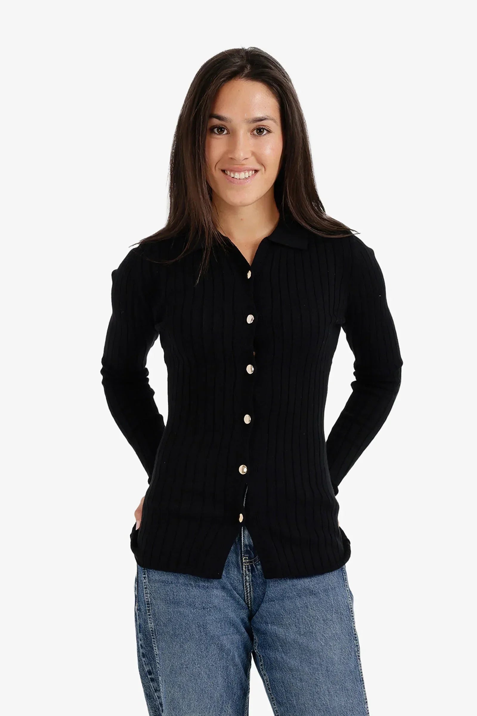 Clue - Buttoned-Down Cardigan 2