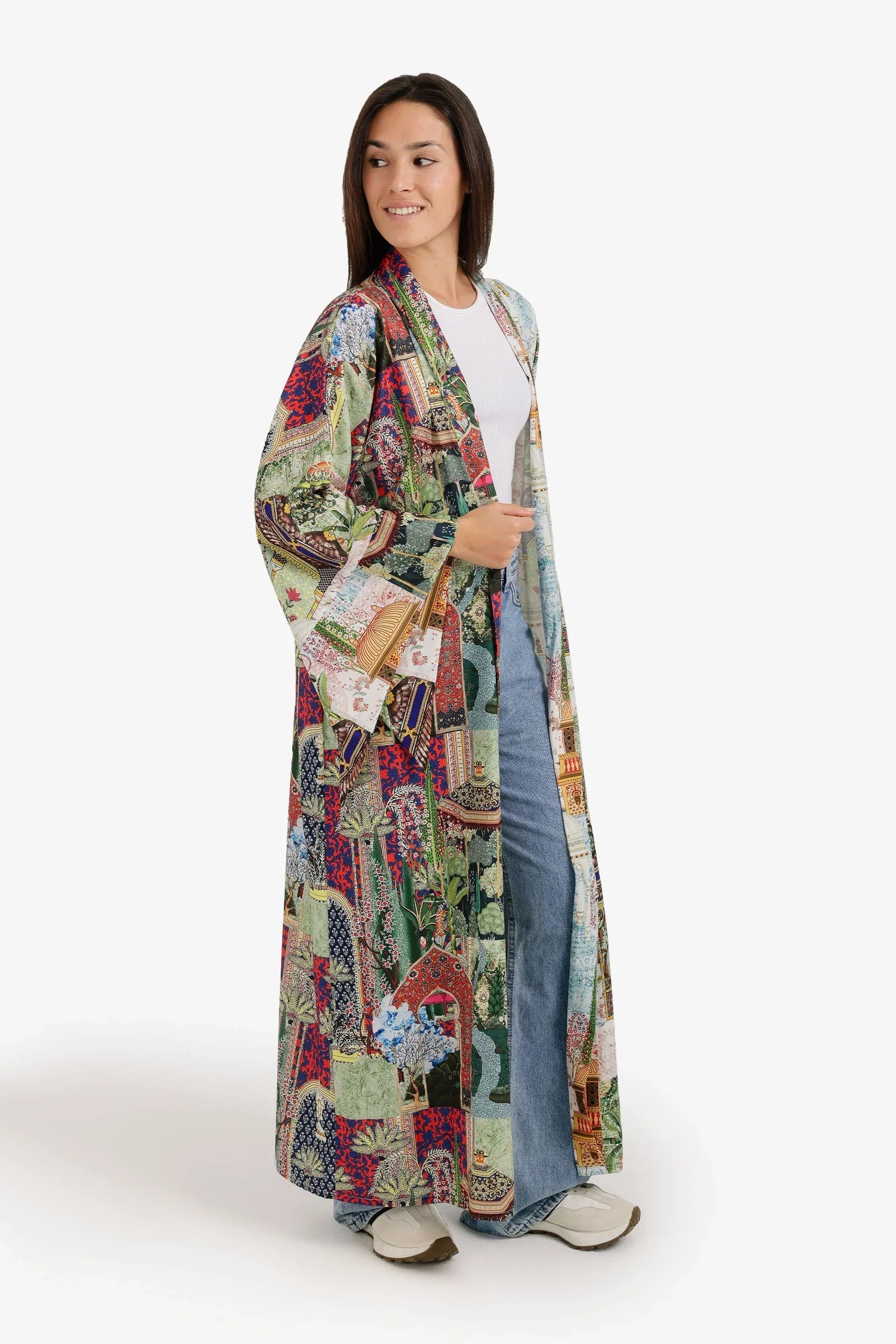 Clue - Scenic-Print Kimono 1