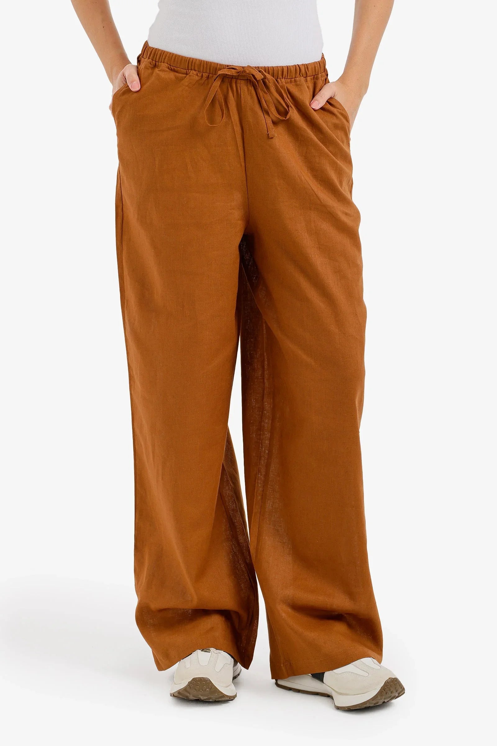 Elasticated Drawstring Lounge Pants - Carina 13
