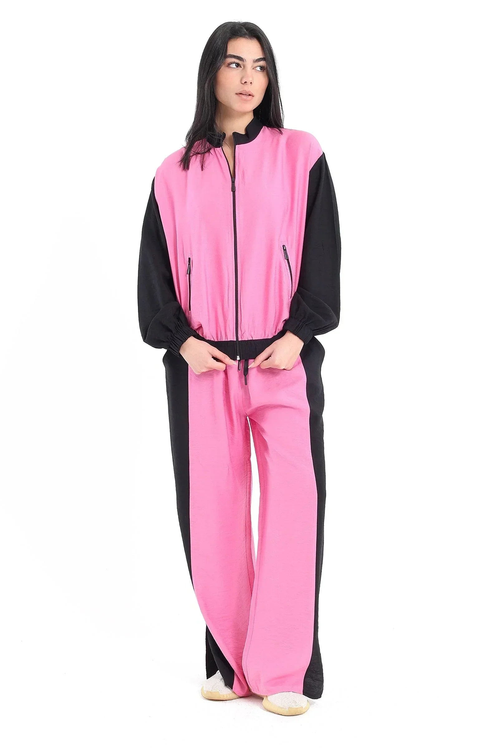 Clue - Color Block Elasticated Jacket 1