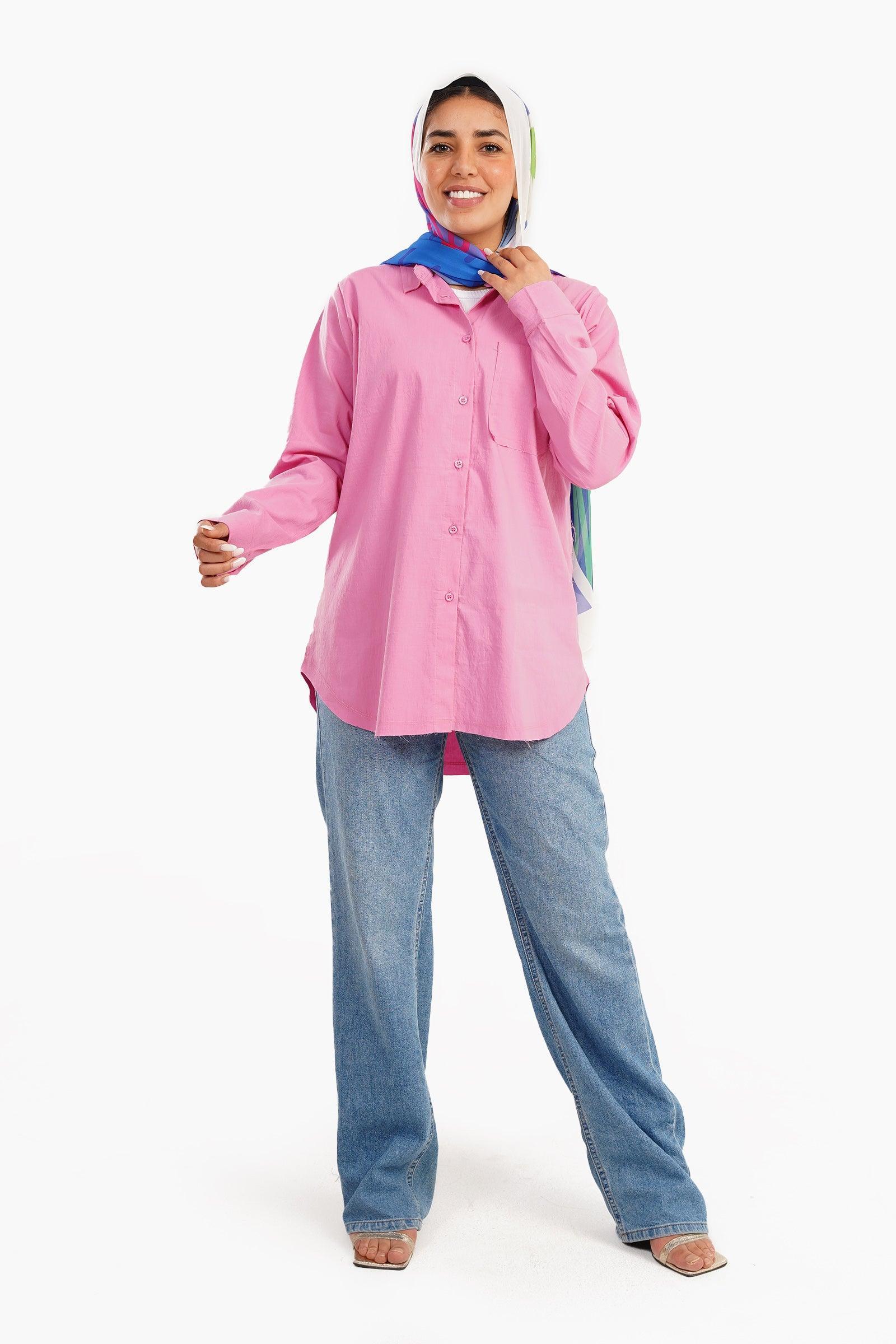 Clue - Poplin Relaxed Fit Shirt 1