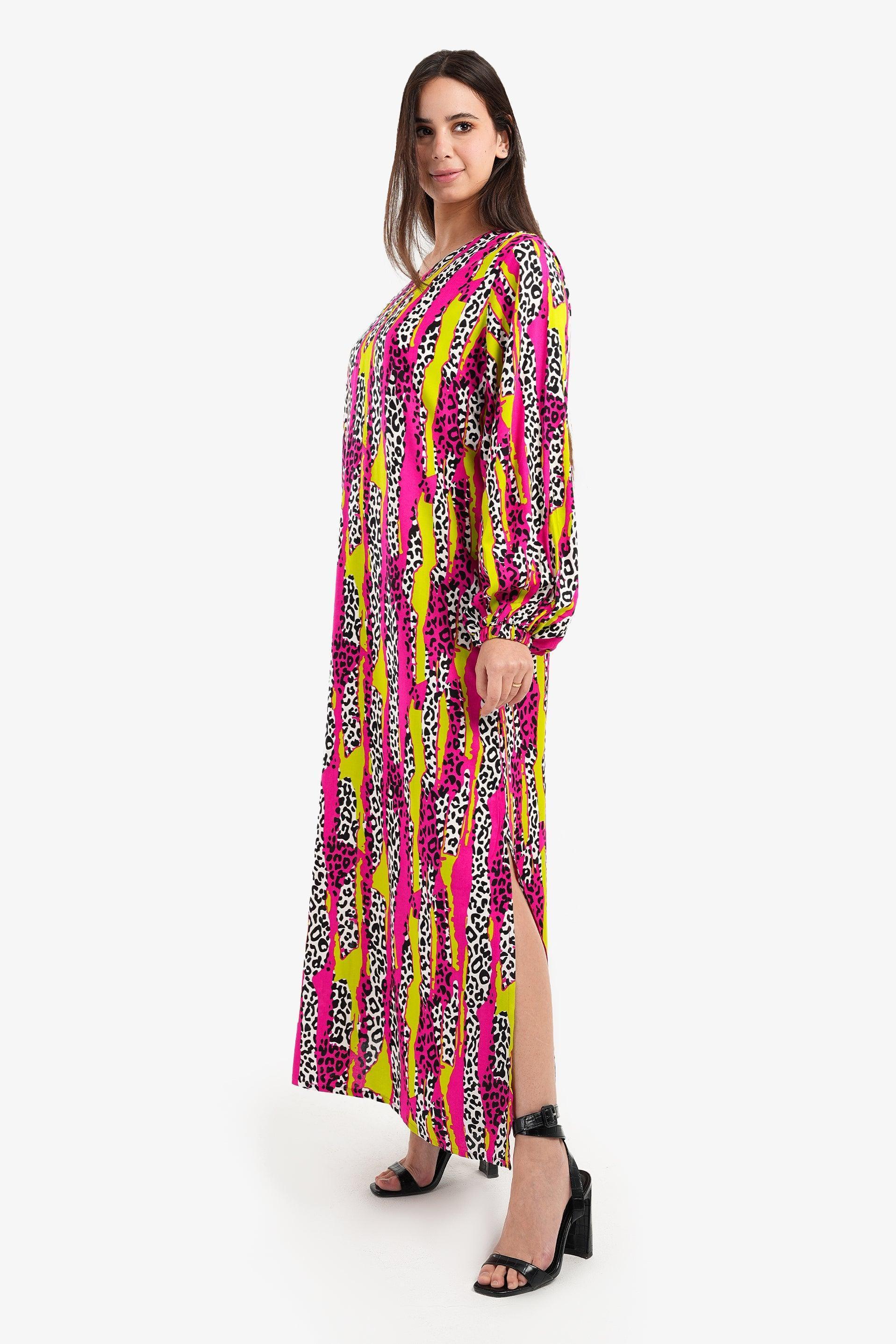 Clue - Dress with Puffy Sleeves 2