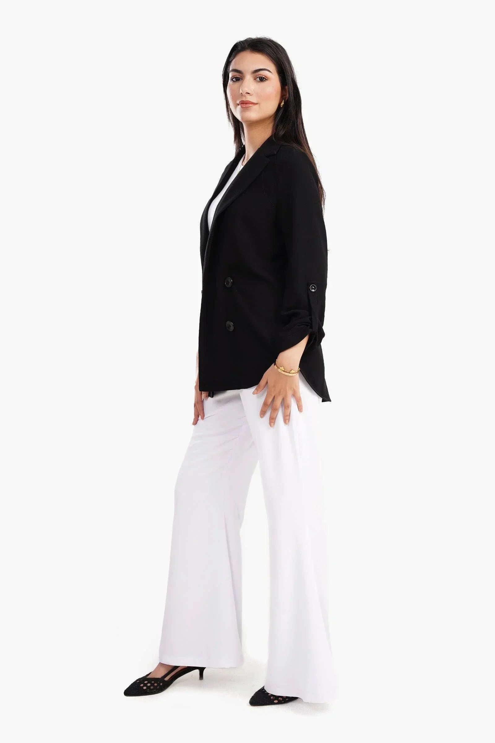 Clue - Notch Collar Chic Blazer 1
