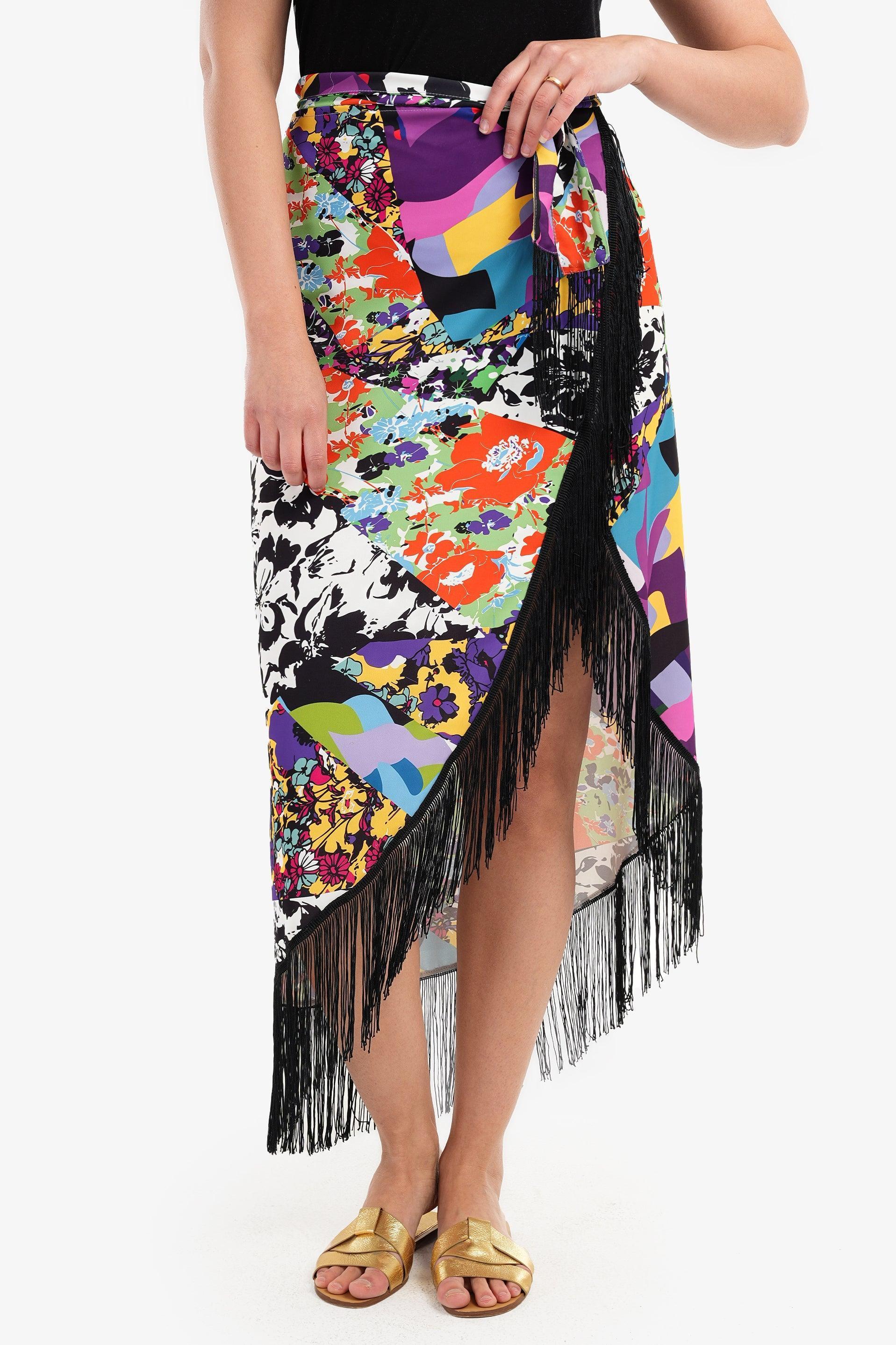 Clue - Beach Skirt with Fringes 1