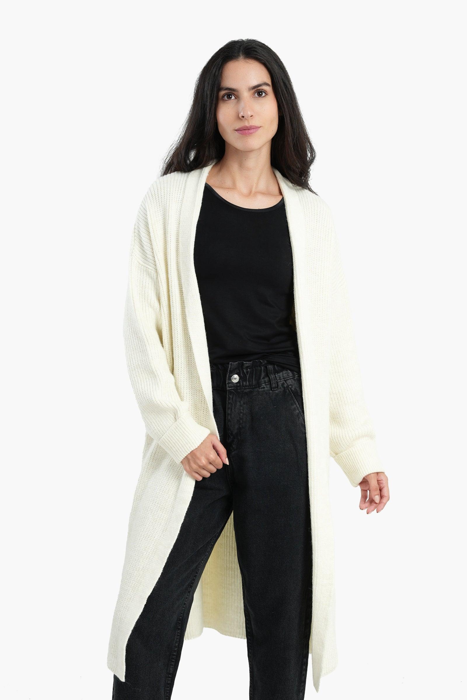 Clue - Knitted Cardigan with Rolled Cuffs 2