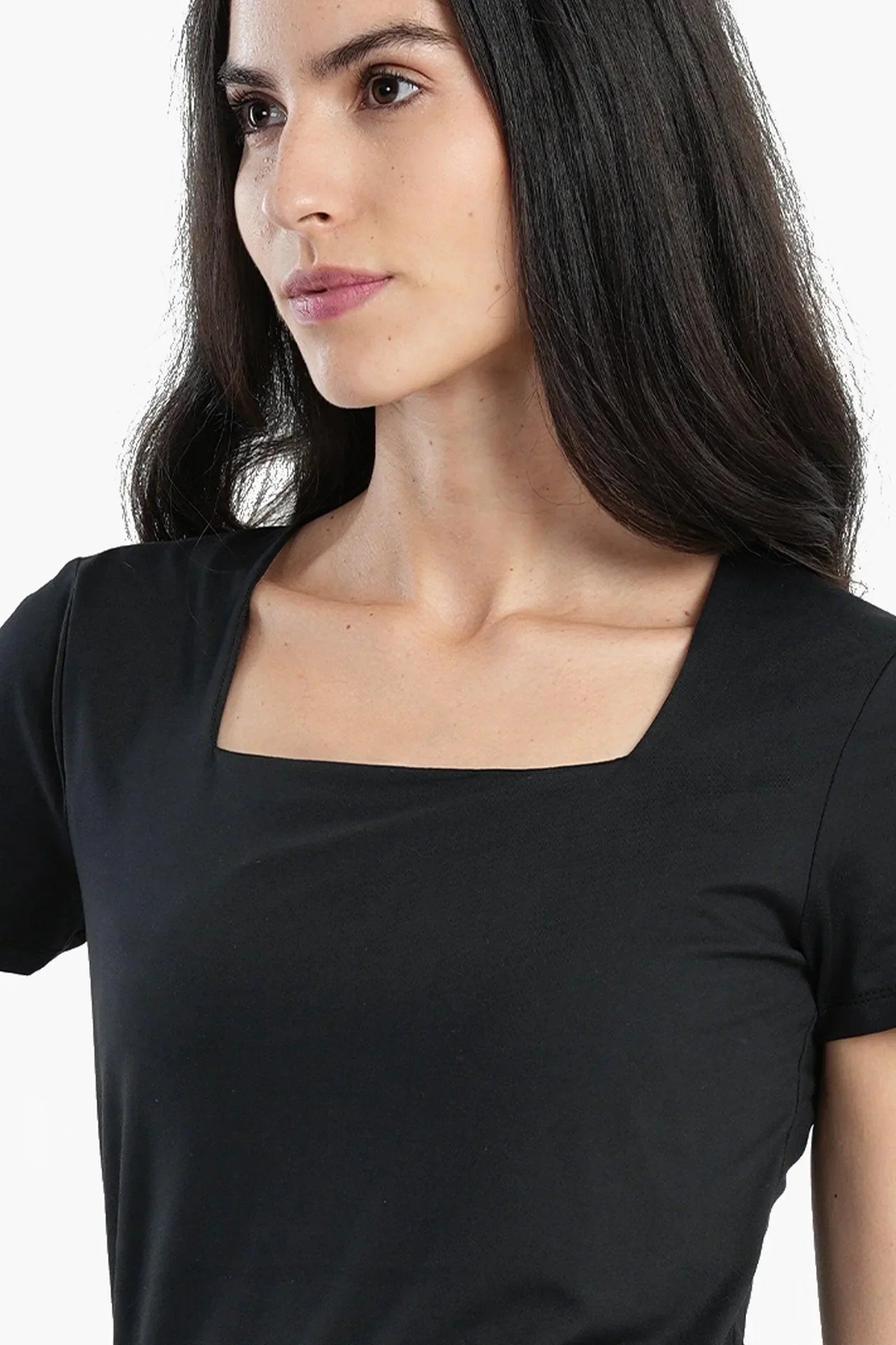 Clue - Cotton Square Neck Top 1