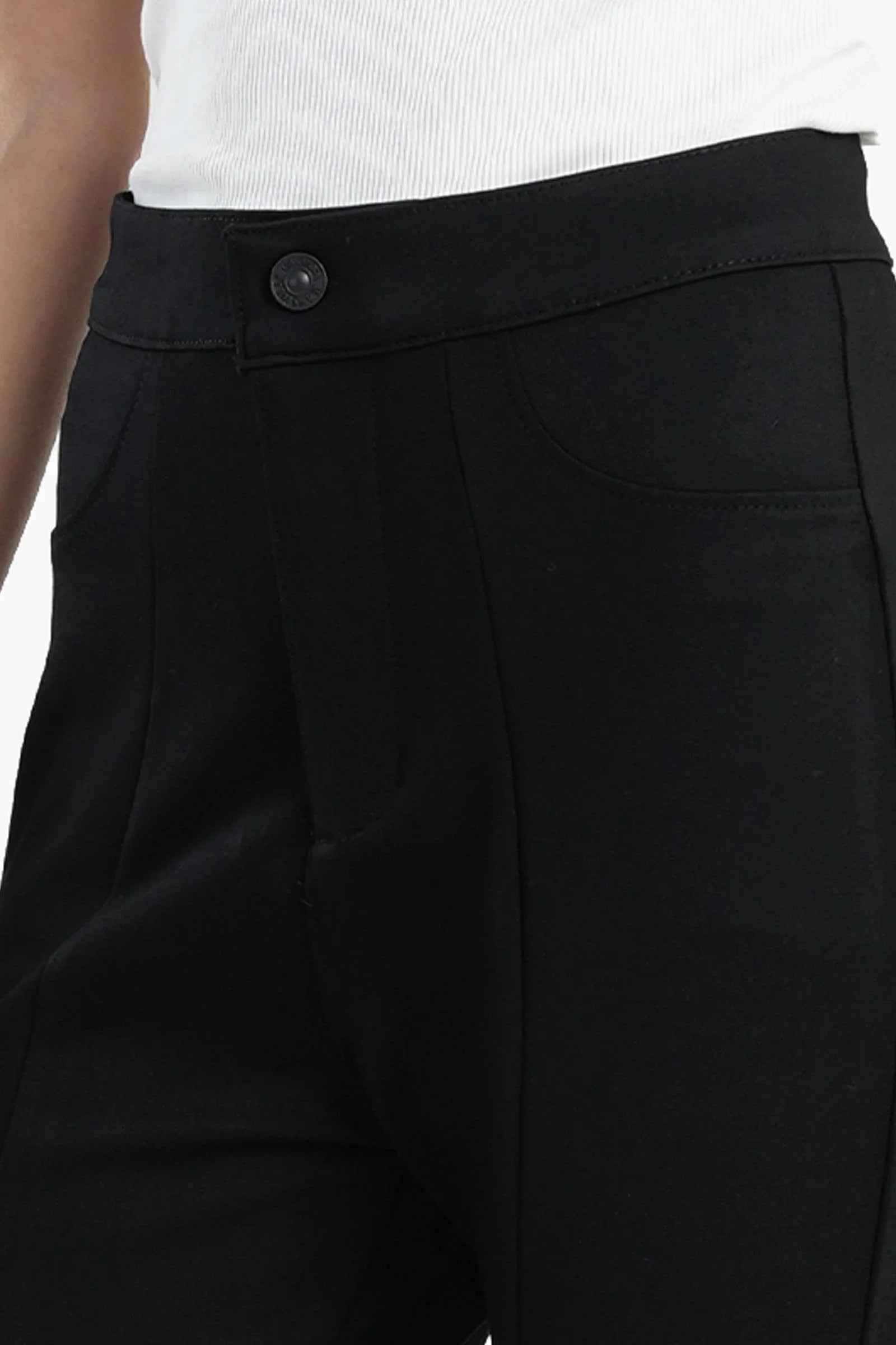 Clue - Cotton Blend Black Leggings 4