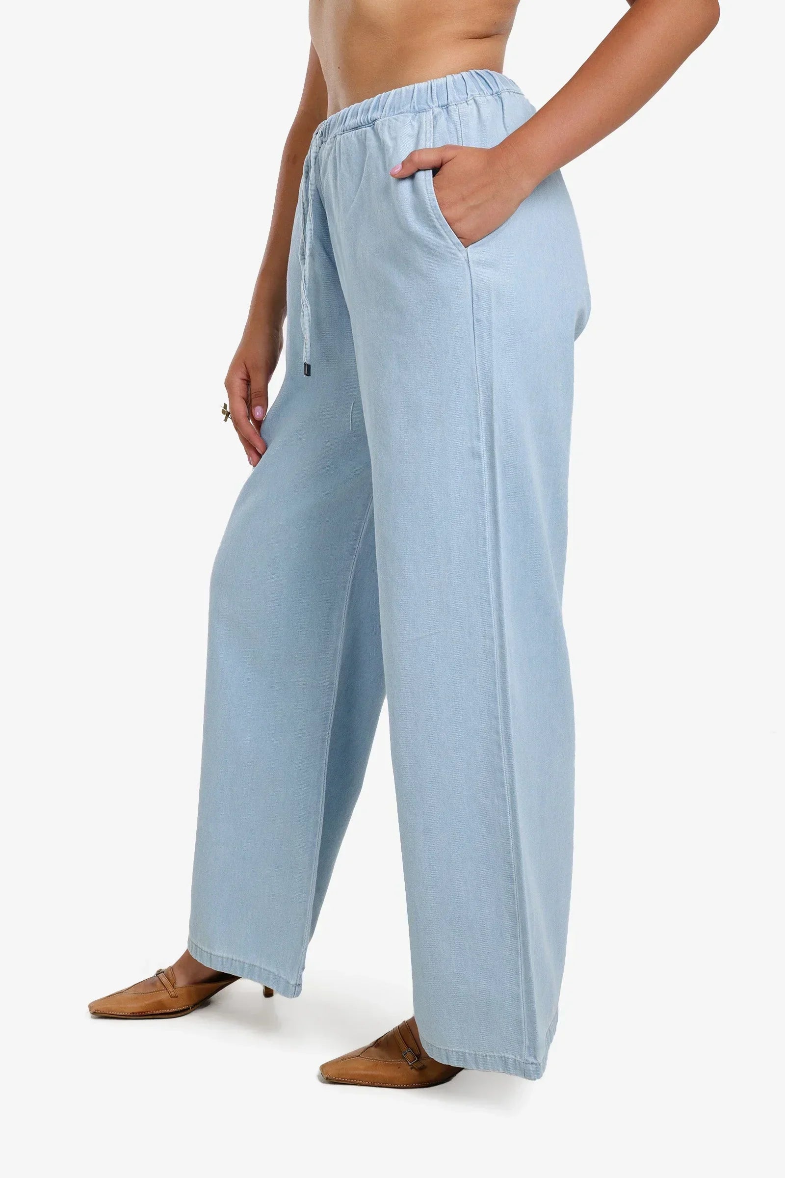 Clue - Comfy Denim Pants 6