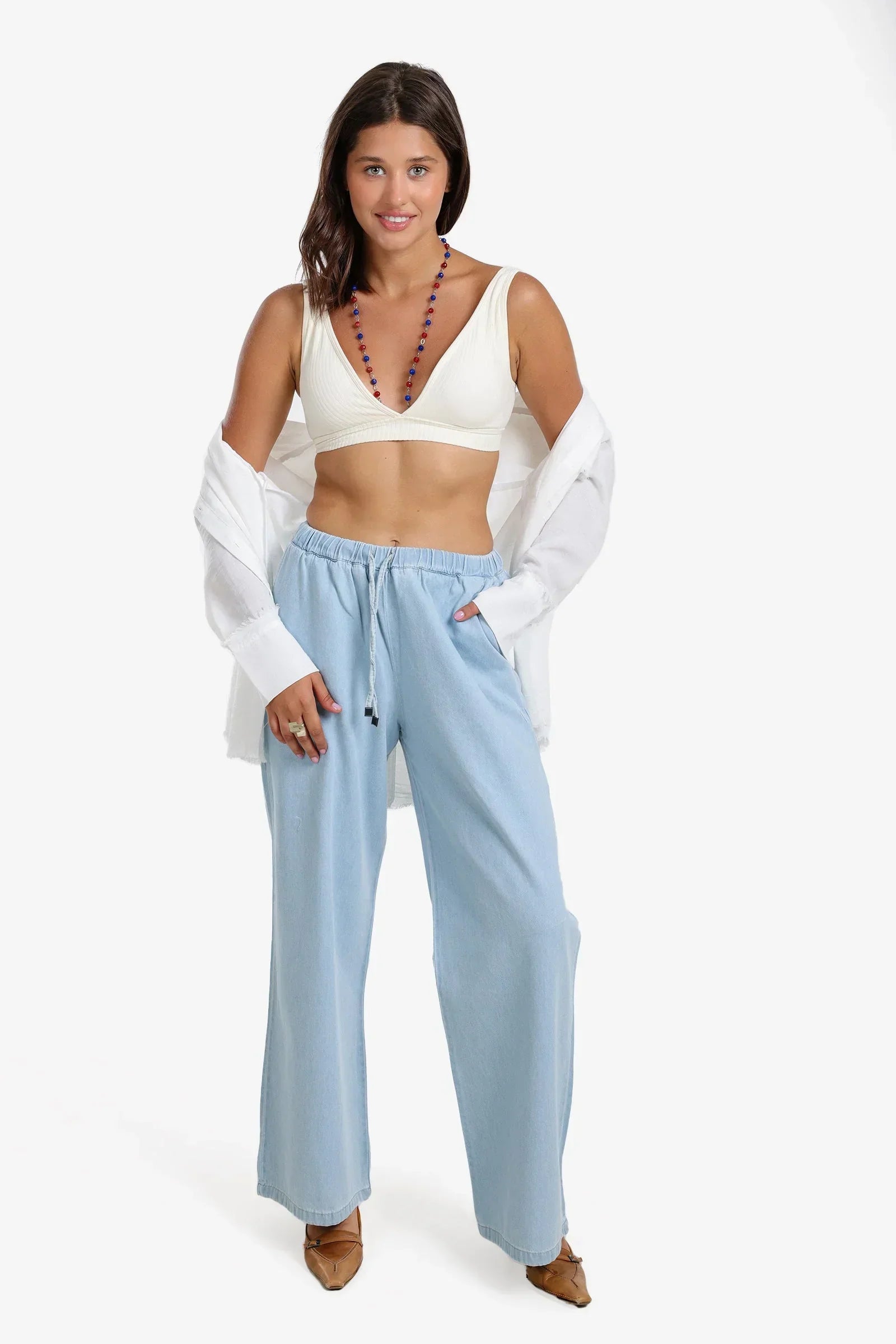 Clue - Comfy Denim Pants 10