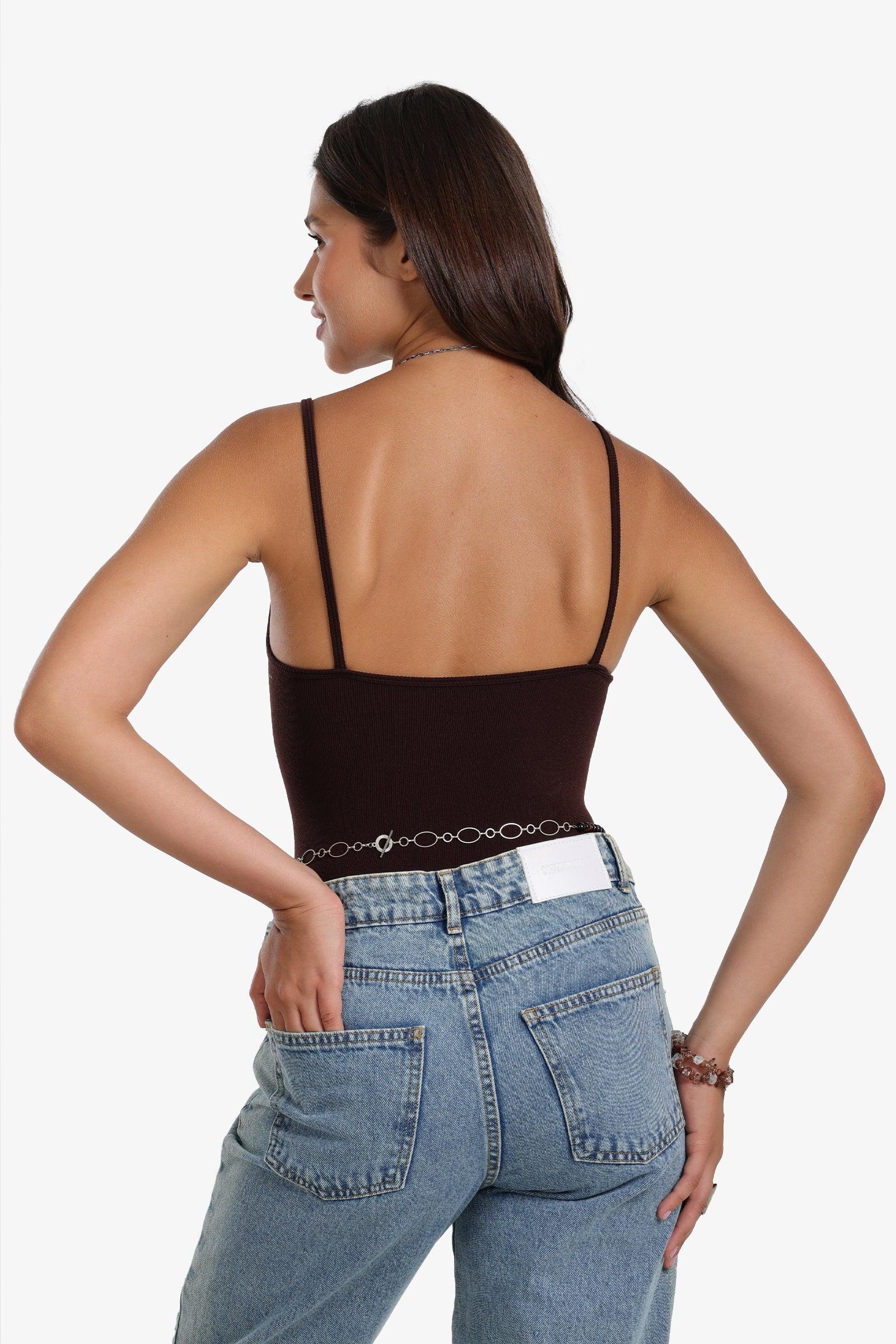 Clue - Spaghetti Strap Bodysuit 9