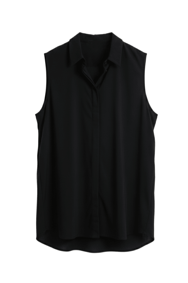 Classic Hidden Placket Blouse - Clue - Babazzaro