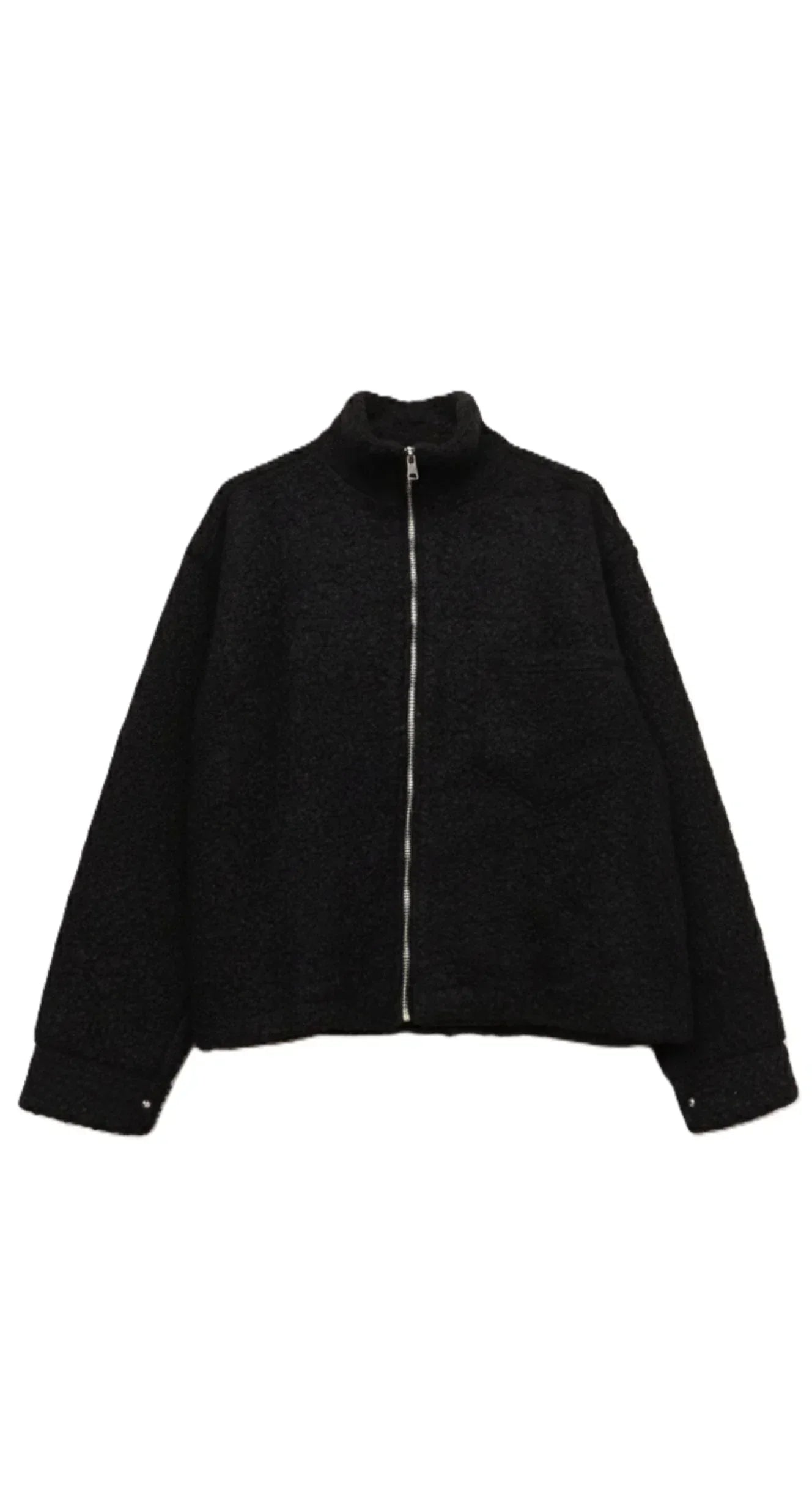 Clue - Stand Collar Wool Jacket 5