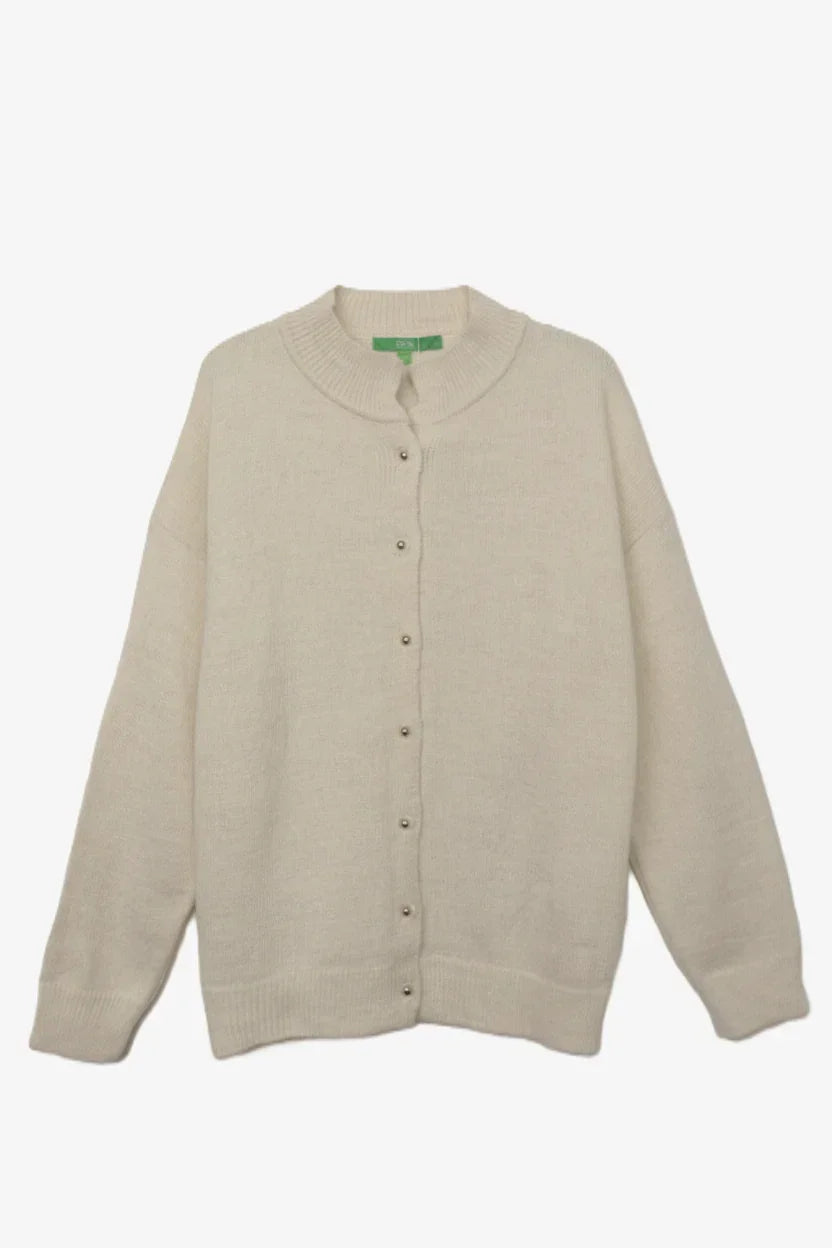 Clue - Knit Button-Front Cardigan 7
