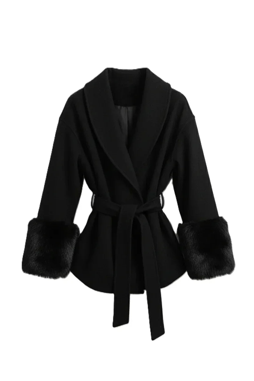 Clue - Shawl Collar Wrap Jacket 4