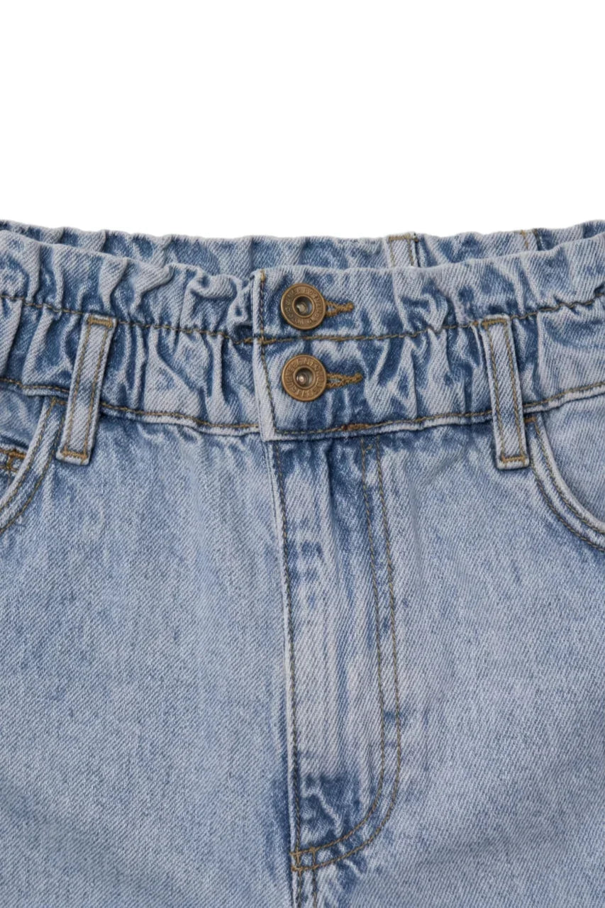 Double-Button Denim Shorts - Clue 4