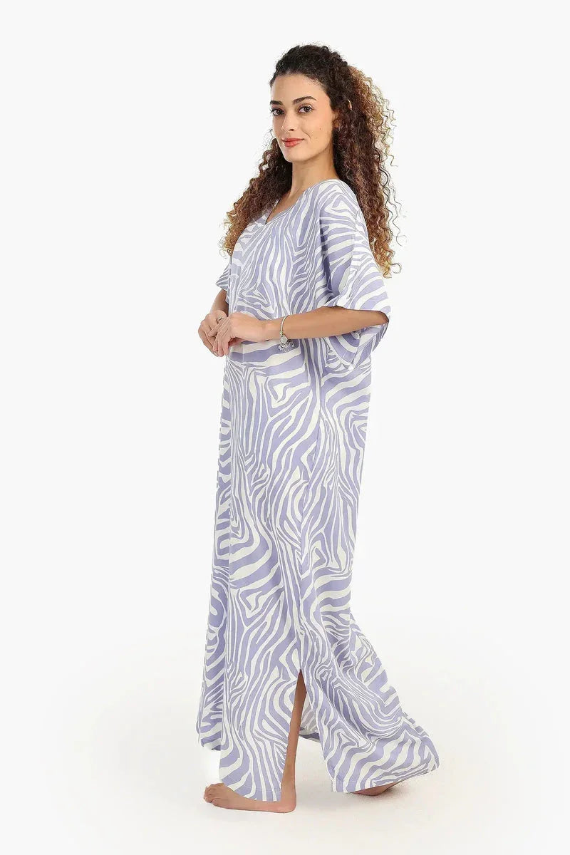 Carina - Colored V-Neck Nightgown 2